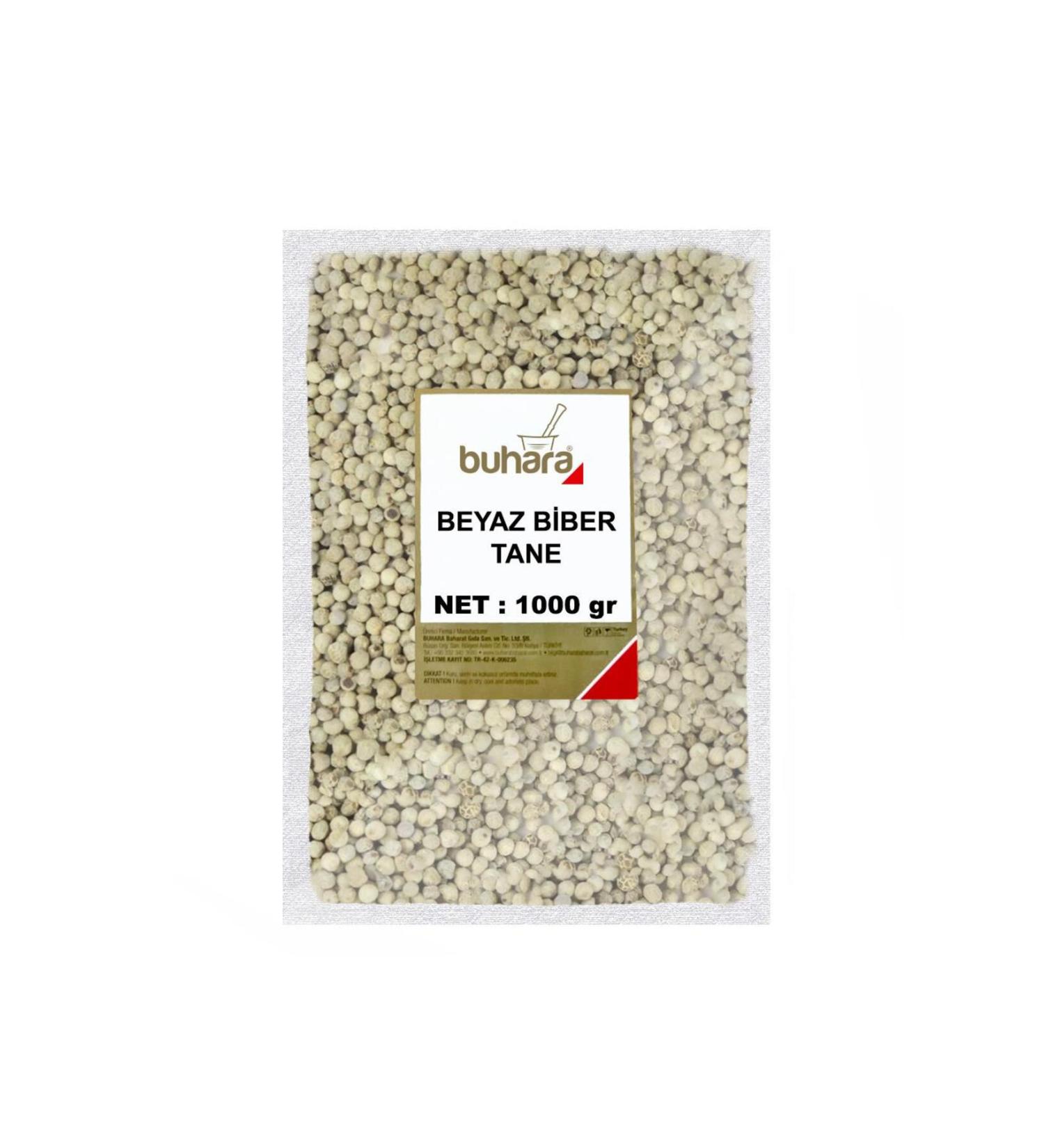 Bukhara BUHARA WHITE PEPPER GRAIN 1000 GR