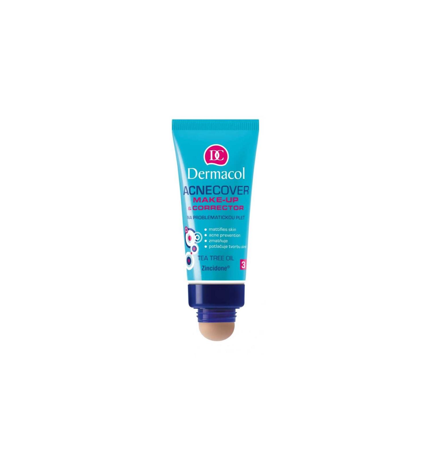 Dermacol Acnecover Make-up And Corrector/acne Concealer Foundation And Corrector 1280 No.3 - Buy Online on GoSupps.com