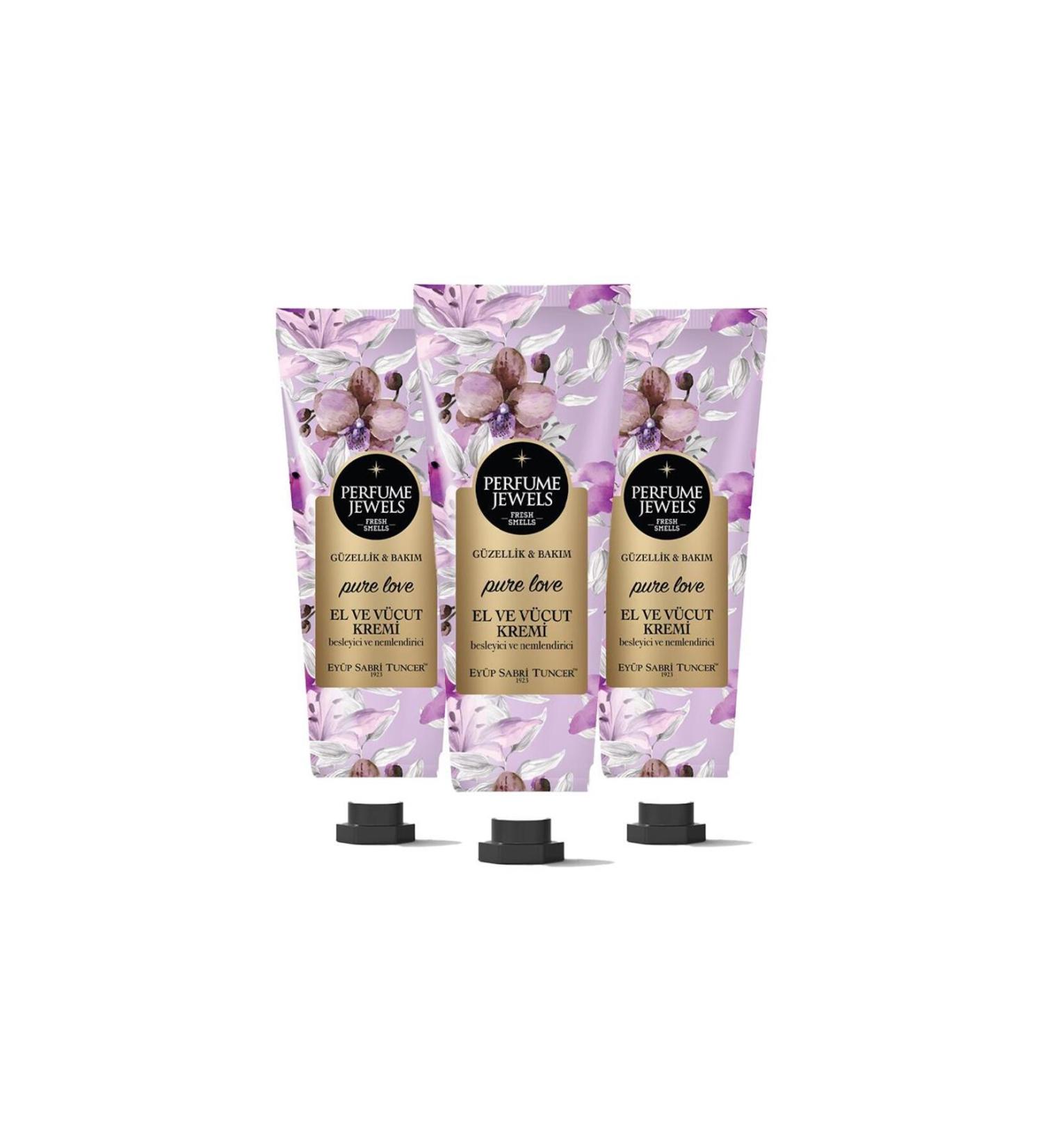 Ey p Sabri Tuncer Pure Love Hand and Body Cream 50 ml Tube X 3