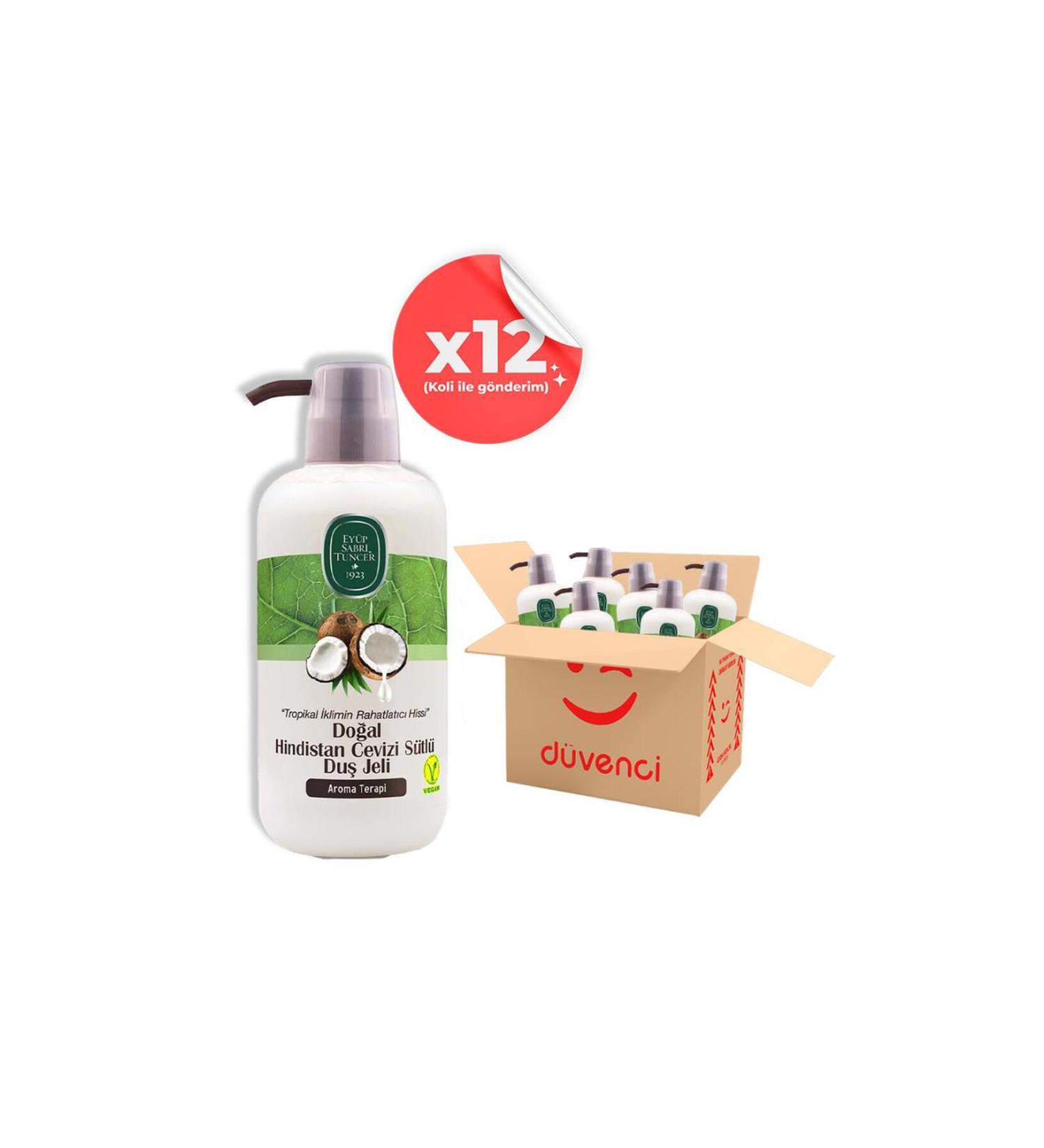 Ey p Sabri Tuncer Natural Coconut Milk Shower Gel 600 ml X 12