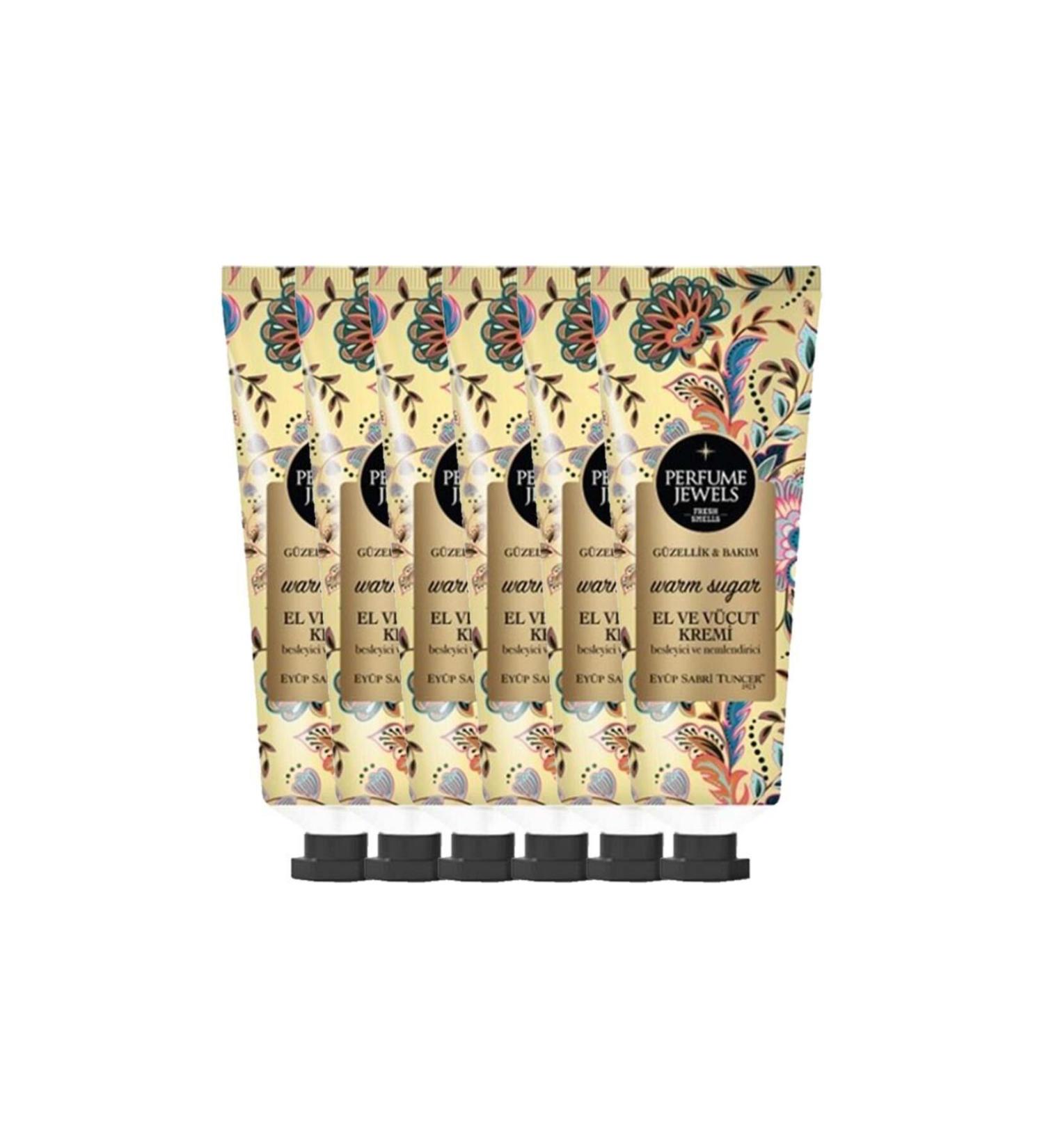 Ey p Sabri Tuncer Pj Hand and Body Cream Warm Sugar 50 ml Tube X 6