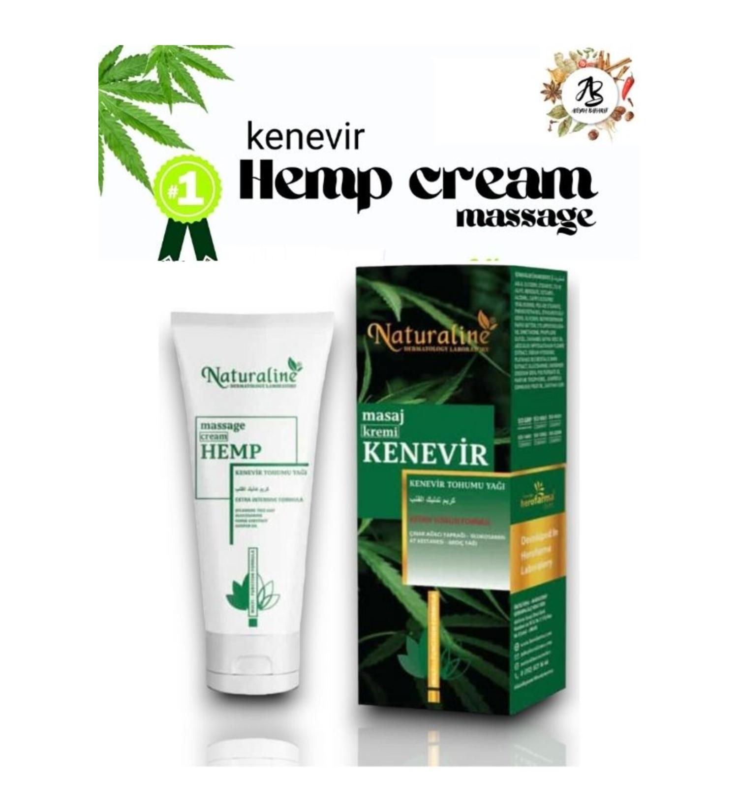 aleyna spice Hemp Cream Massage Cream Hemp Seed Oil Cream - Buy Online on GoSupps.com