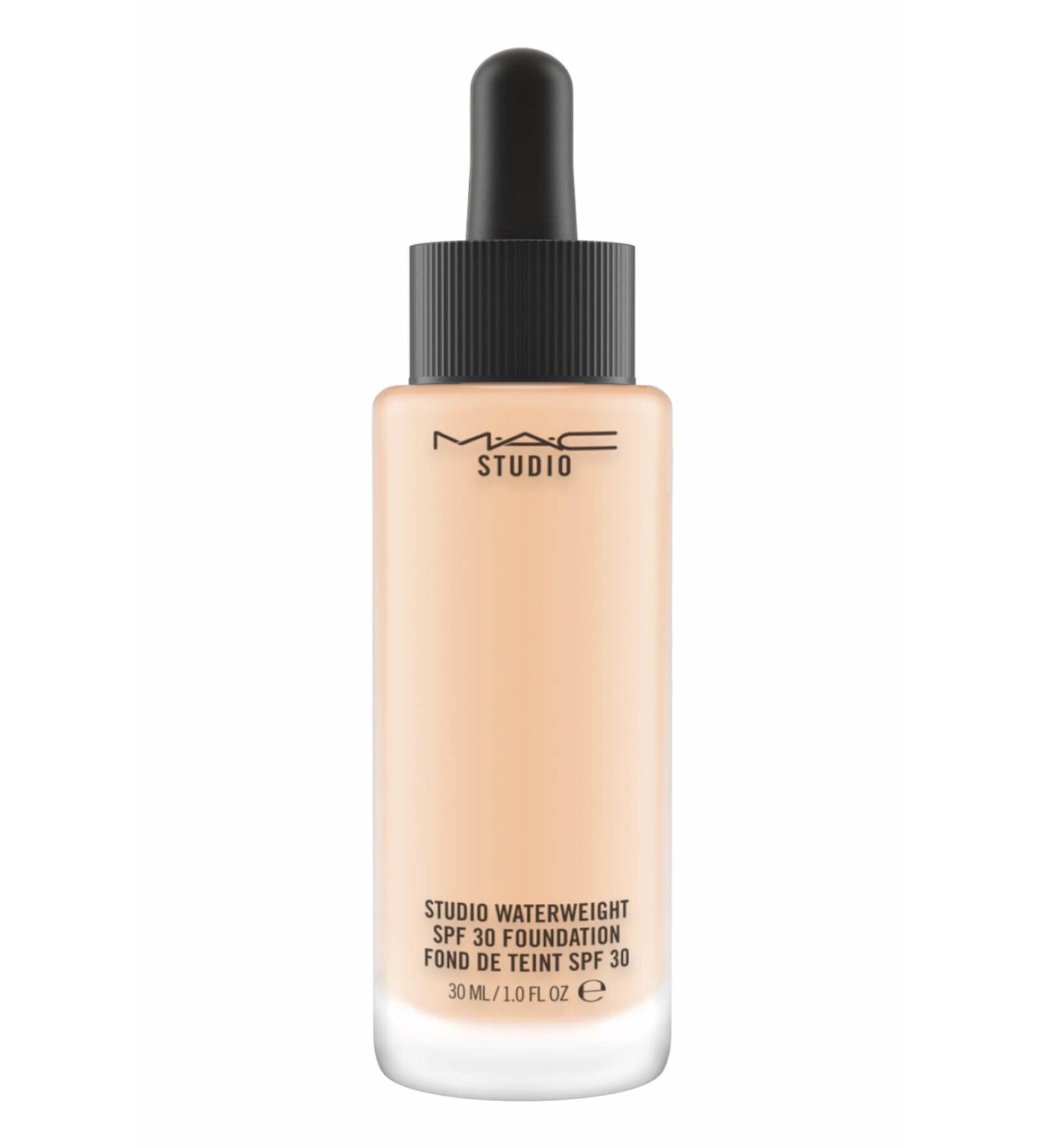 Mac Studio Waterweight Spf 30 Foundation NC20 Foundation 30 ml ..Fluid and Elastic