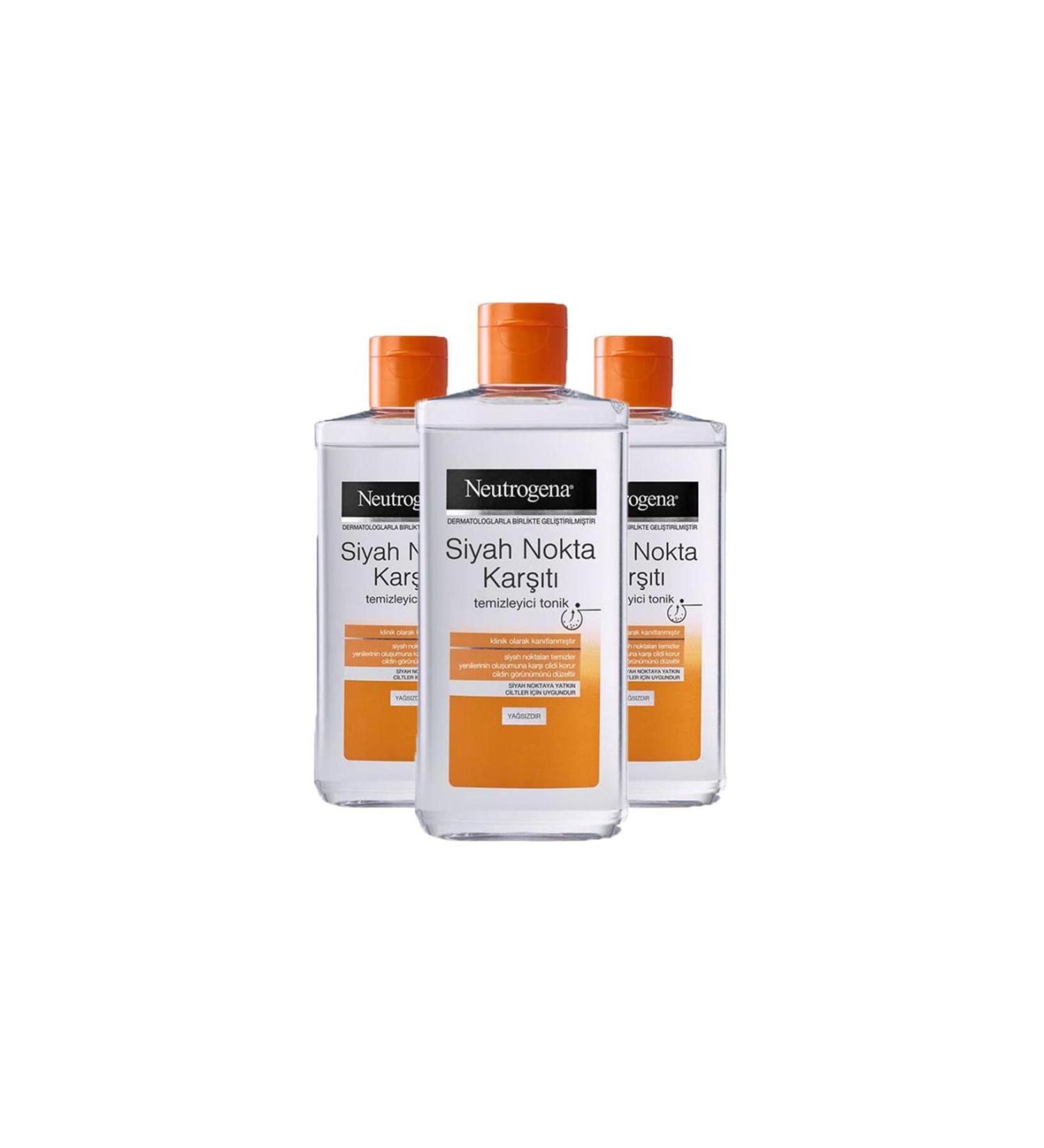 Neutrogena Visibly Clear Blackhead Cleansing Toner 200 ml X 3