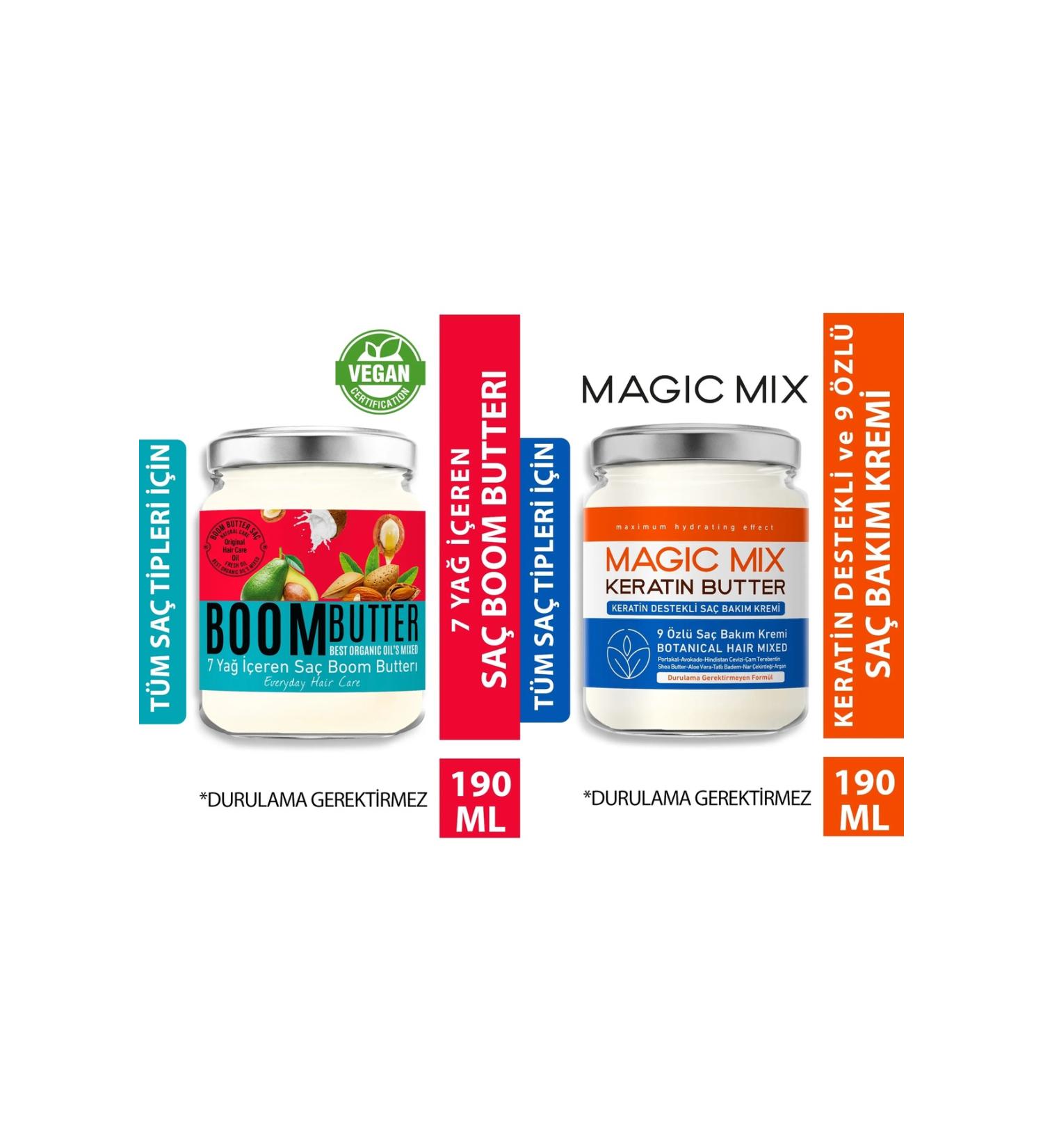 PROCSIN Magic Mix 9 Essence Hair Keratin Butter + BOOM BUTTER 7 Oil-containing Hair Care Oil - Buy Online on GoSupps.com