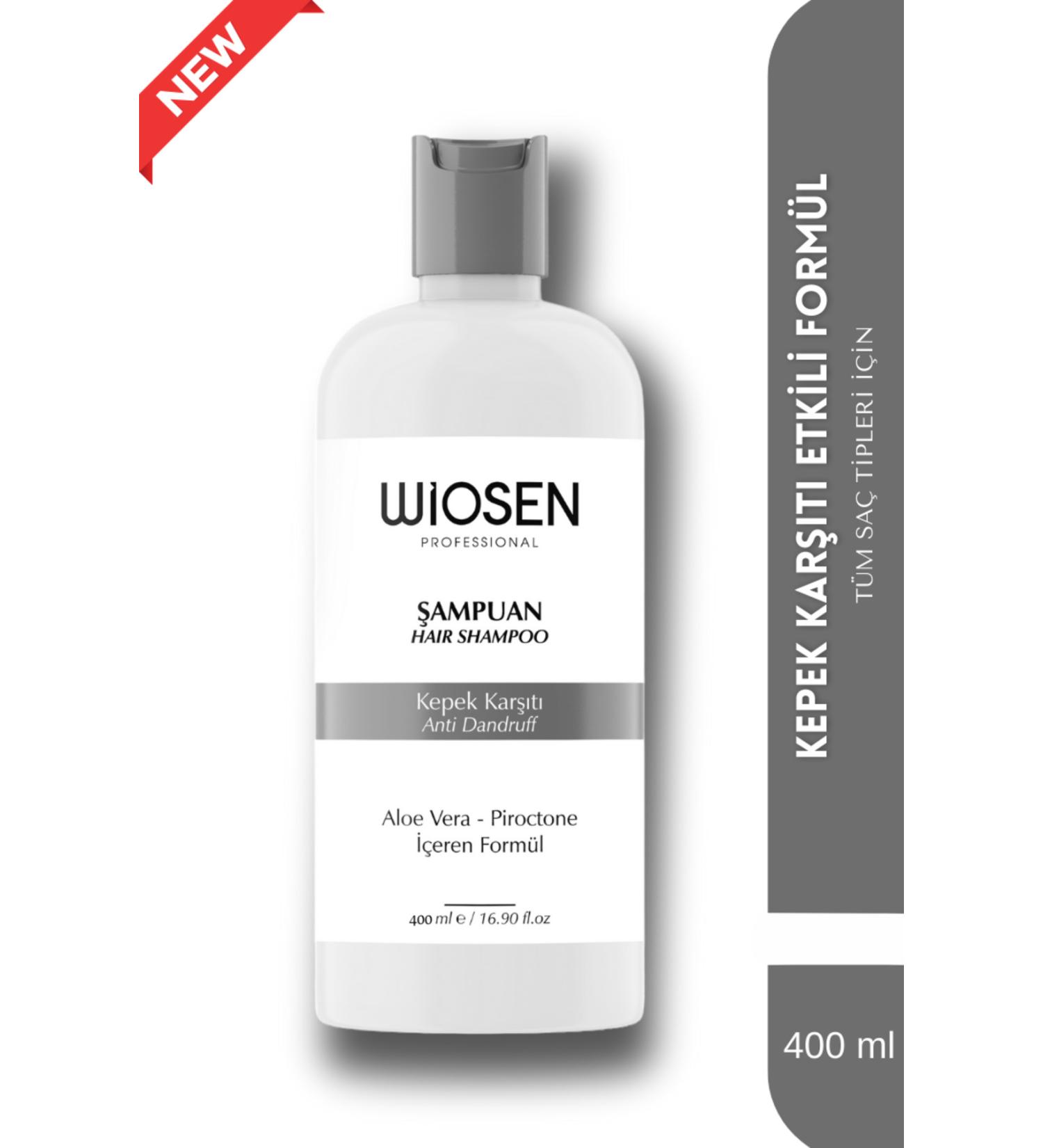 wiosen Complete Care Against Hair Loss Anti-Dandruff Repairing Shampoo 400 ml - Buy Online on GoSupps.com