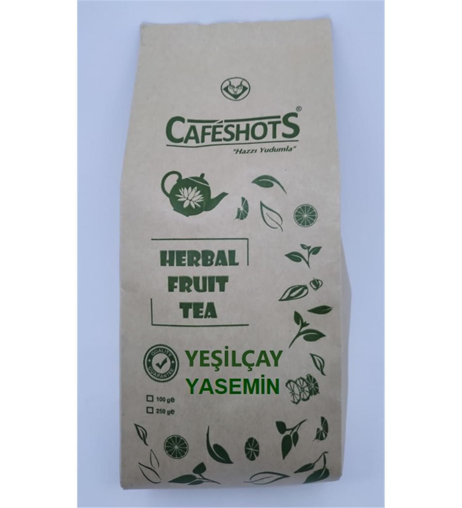 cafeshots GREEN TEA WITH JASMINE 250 GR