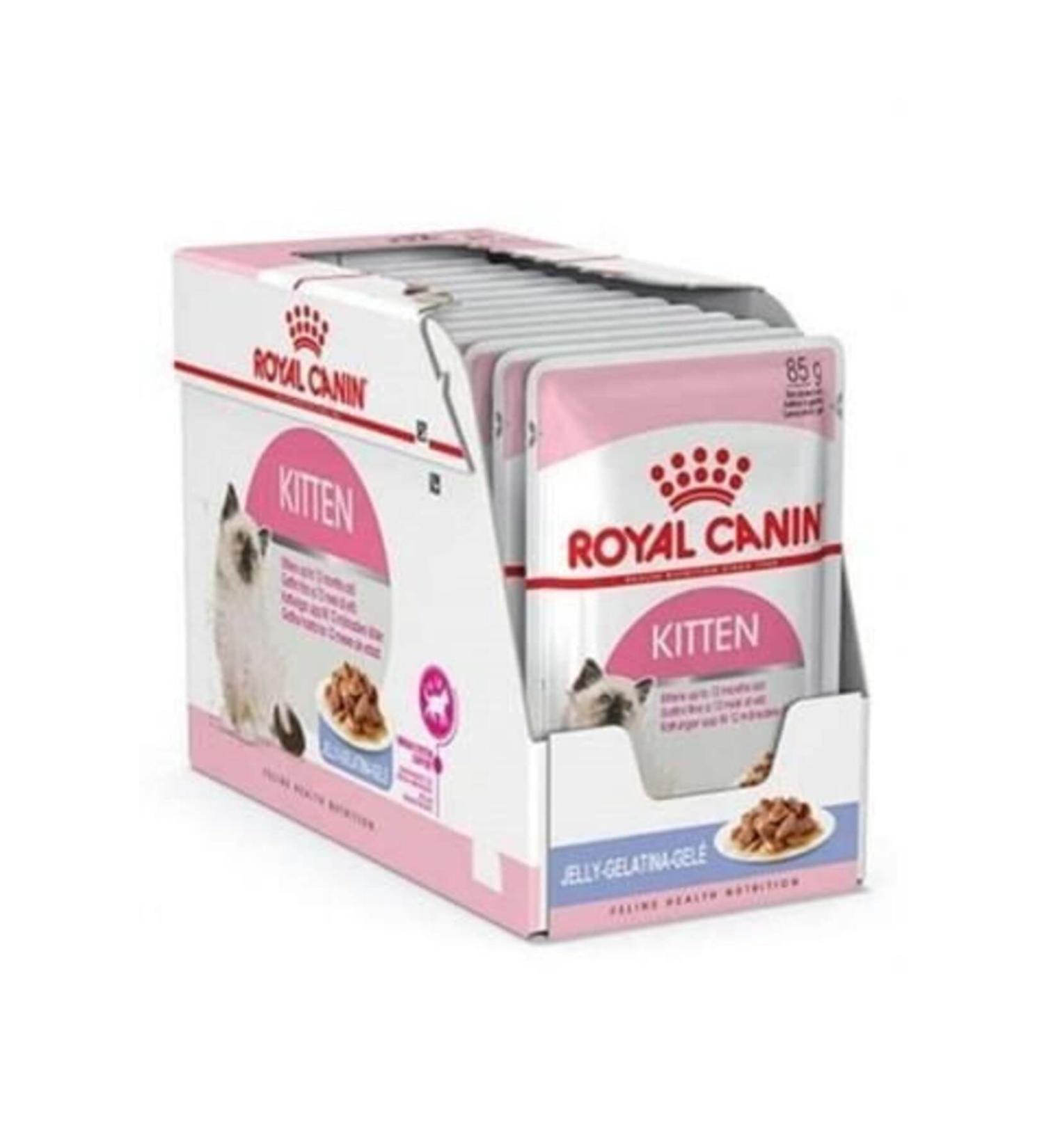Royal Canin Kitten Instinctive In Jelly Kitten Gel Canned 85Gr 12 Pack - Buy Online on GoSupps.com