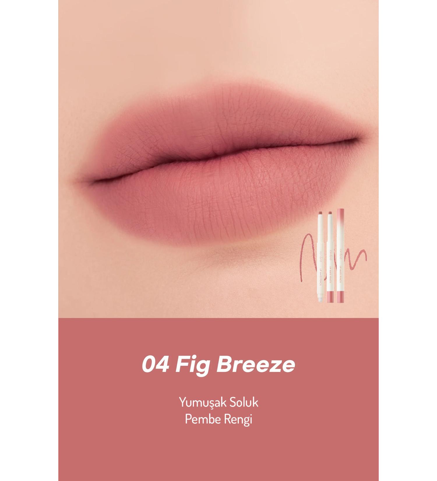 Romand Natural Lip Color Giving Matte Lip Pencil - Lip Mate Pencil - Fig Breeze - Buy Online on GoSupps.com