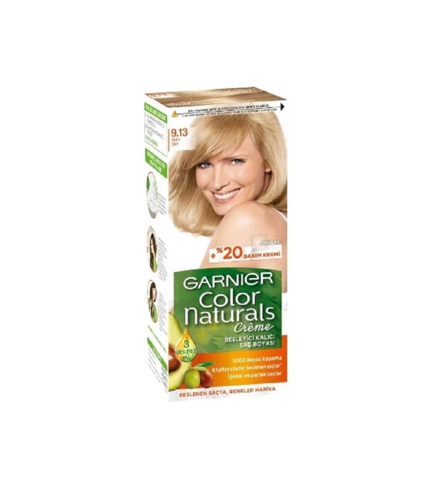 Garnier Color Natural Paint 9.13 Light Ash Blonde
