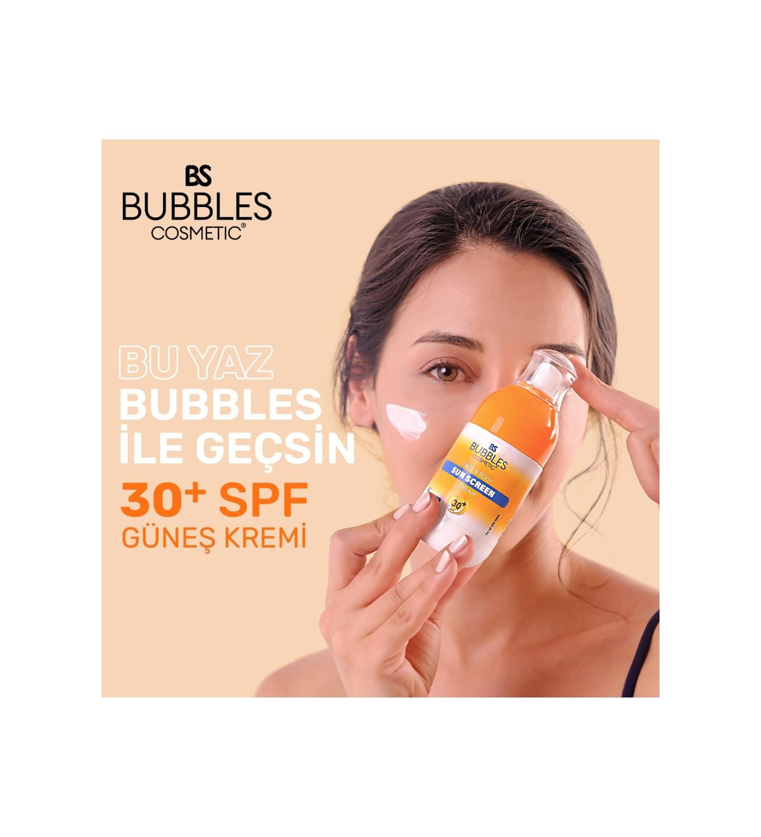 bs bubbles cosmetic Anti-Stain Makeup Base Face and Body Sunscreen Cream 30spf 100ml - Buy Online on GoSupps.com