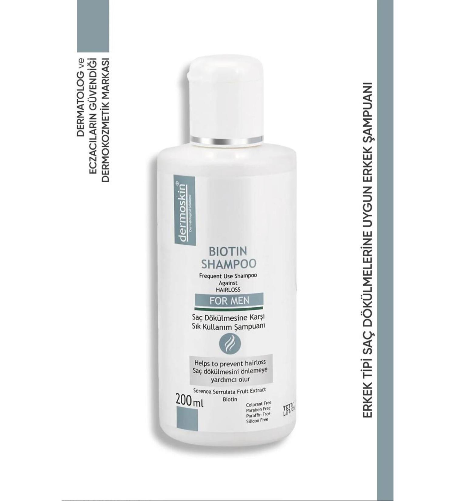 Dermoskin Biotin Shampoo Men 200 ml