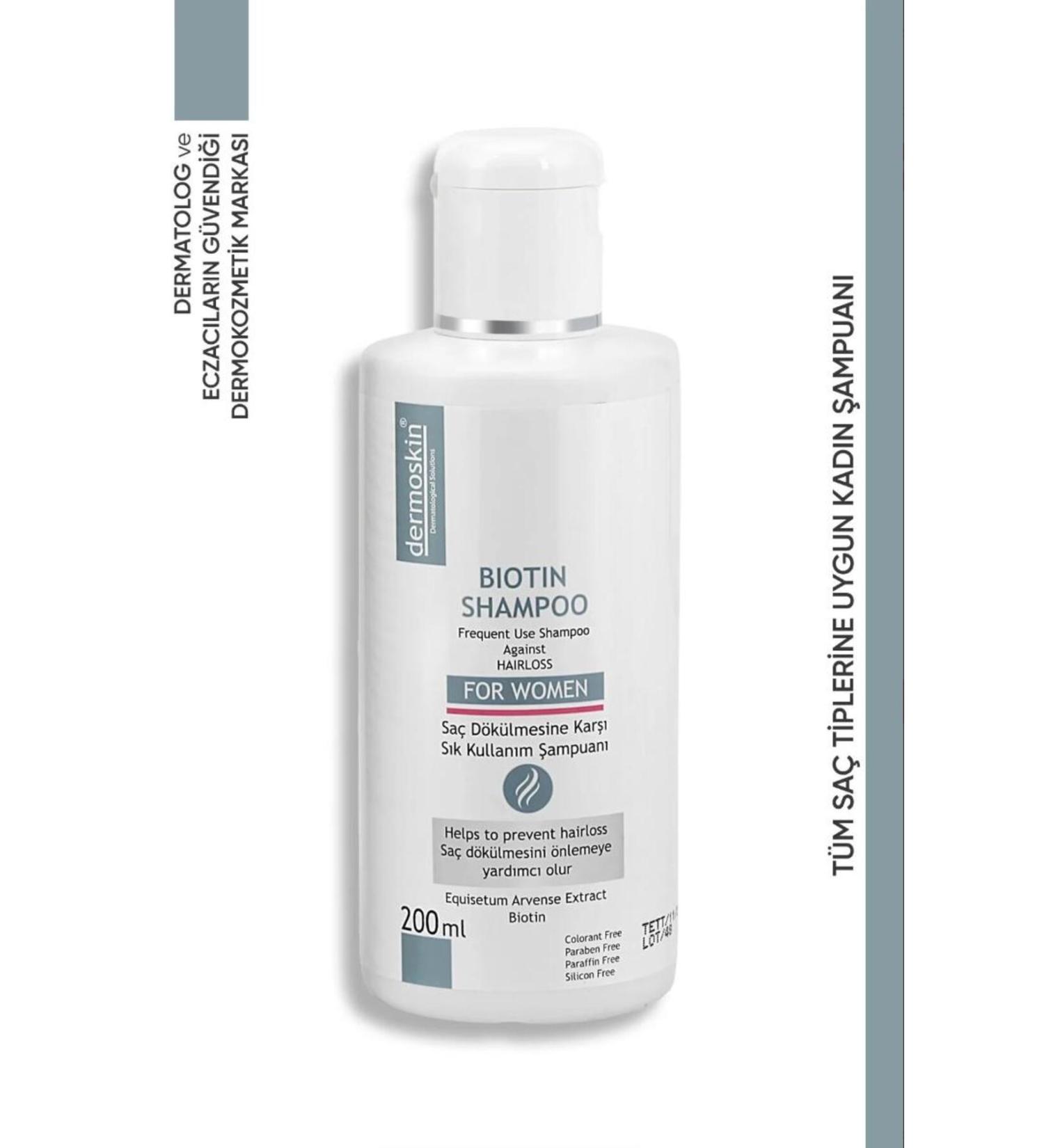 Dermoskin Biotin Shampoo Women 200 ml