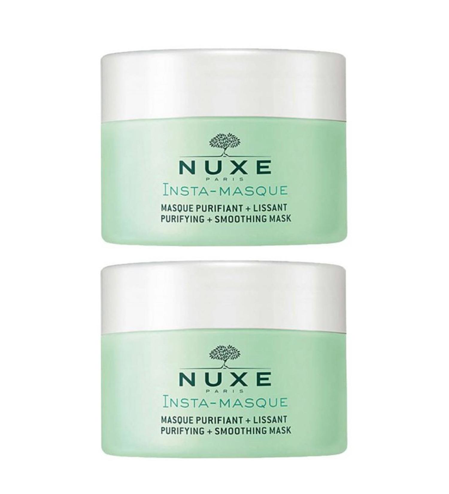 Nuxe Insta-Masque Purifying Smoothing Mask - Purifying and Smoothing Mask 50ml 2-Pack