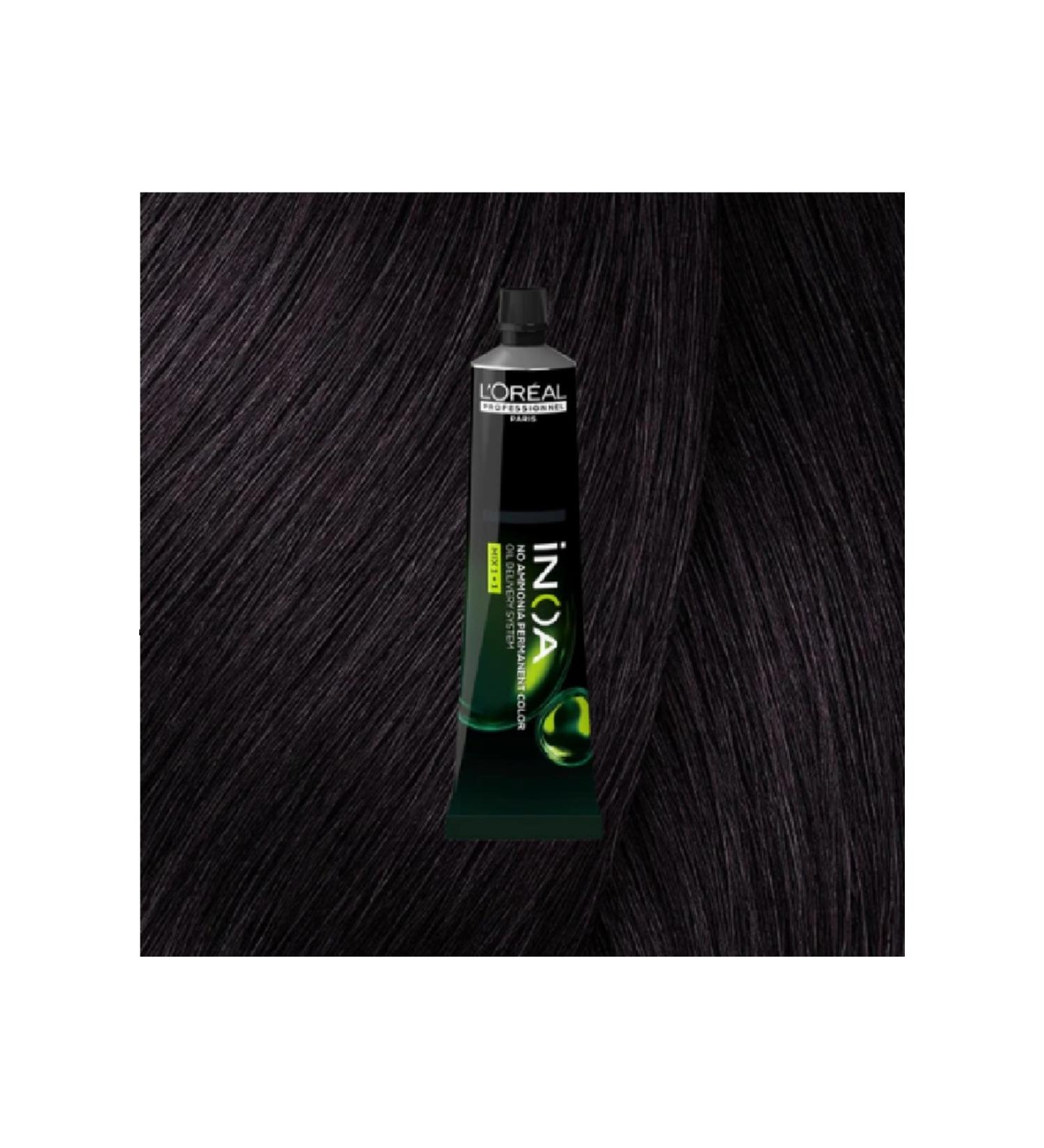 INOA Inoa Oxidant-Free Antioxidant Hair Dye 4.20 Coffee Intense Irize 60 gr. ECBeauty.X45
