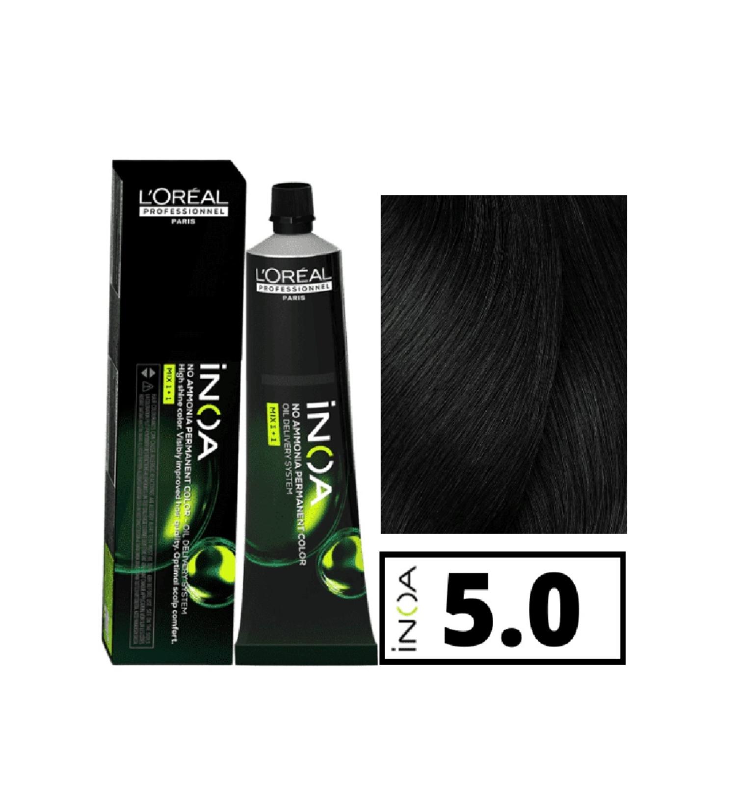 INOA Inoa Glycerin Hair Dye 5.0 Light Brown 60 gr. BSecrets.Y106