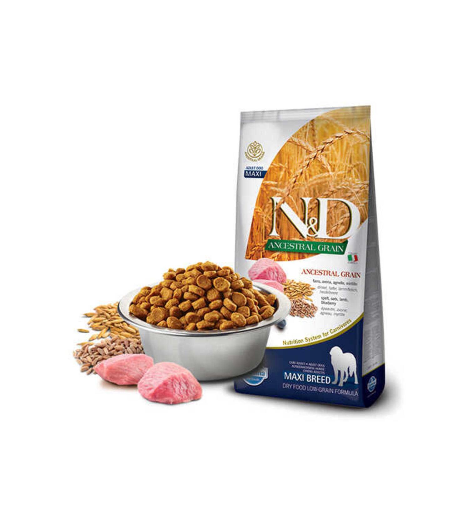 N & D Lamb and Blueberry Medium and Large Breed Grain Adult Dog Food 12 Kg