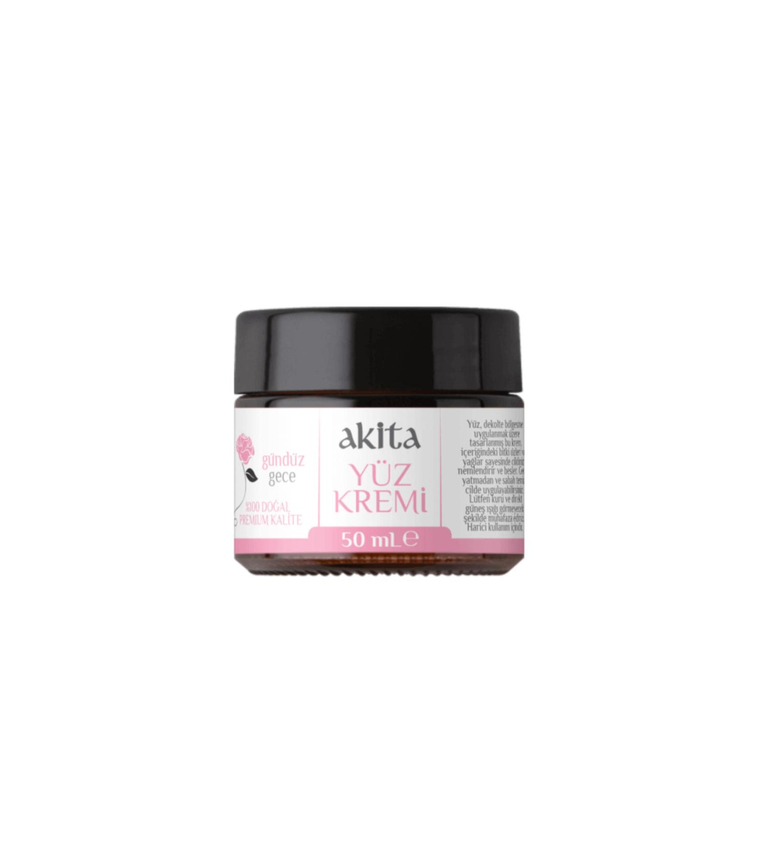 Akita 100% Natural Face Cream Rose 50ml