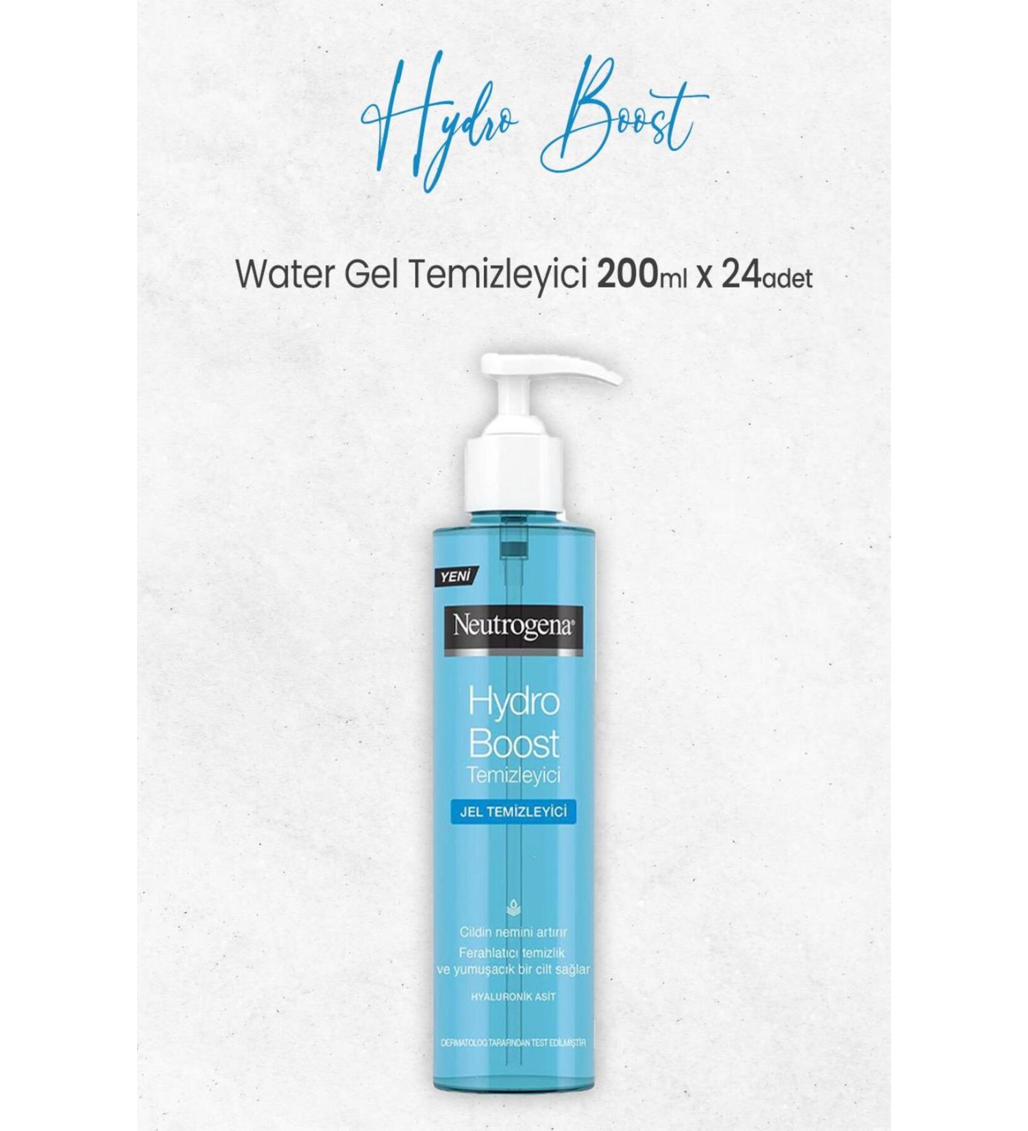 Neutrogena Hydro Boost Water Gel Cleanser 200 ml X 24 Pcs