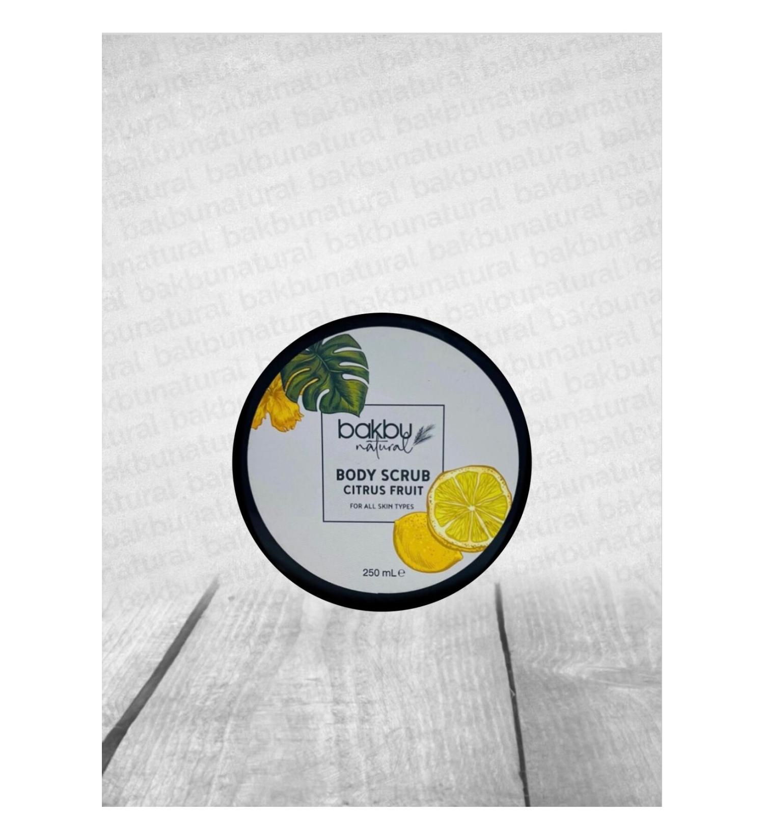 bakbunatural Preventive & Moisturizing Lemon Scrub for Hands and Body 250 Ml