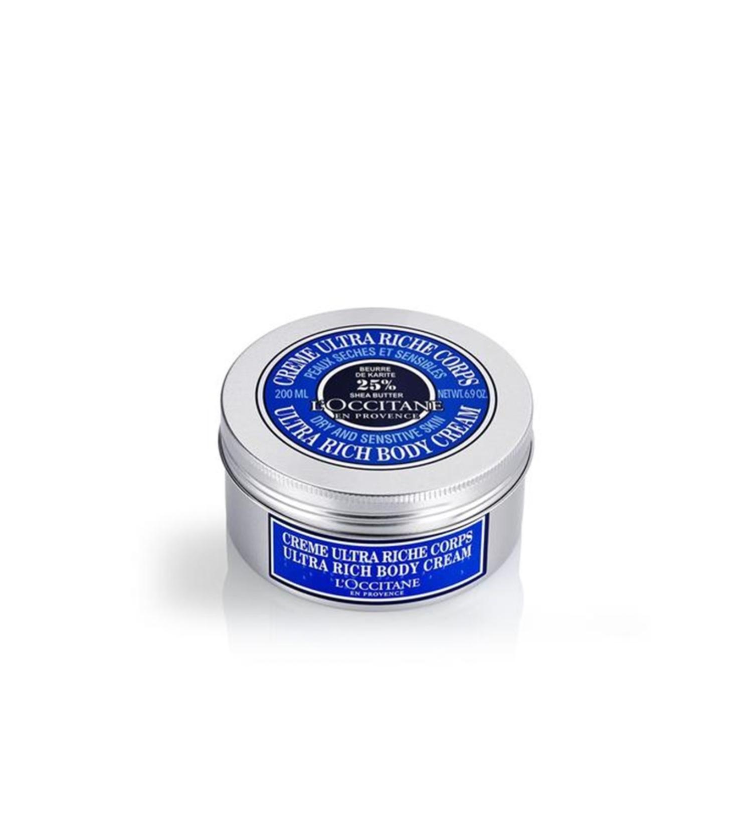 L'Occitane Shea Intense Moisturizing Body Cream - Shea Butter Ultra Rich Body Cream - 200ml