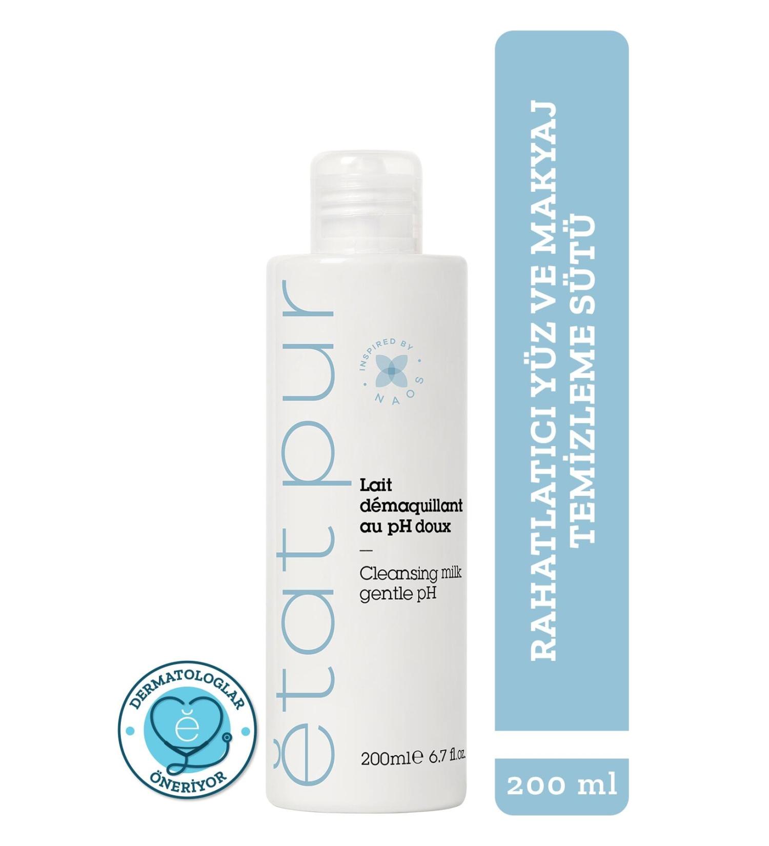 Etat Pur Cleansing Milk Gentle Ph Nourishing Gentle Facial Cleansing Milk 200 ml For Dry Sensitive Skin - Buy Online on GoSupps.com