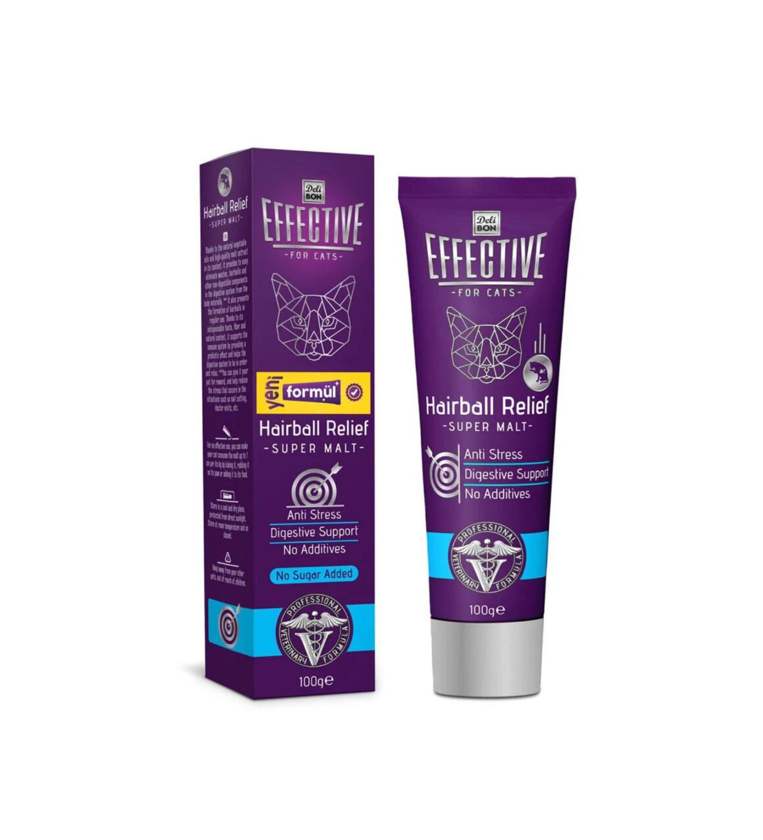 Delibon Effective Hairball Repellent Cat Malt Hairball 100g