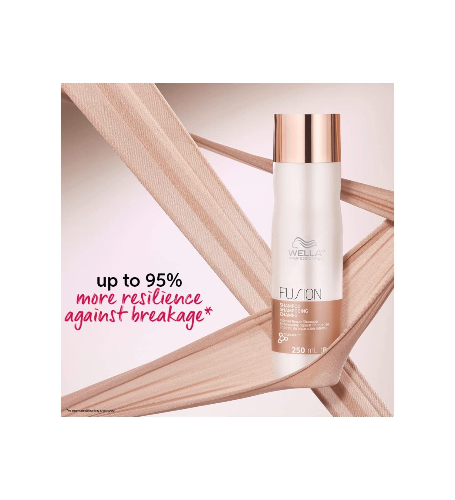 Wella Fusion Cleanses hair from metallic residues with its antioxidant properties Shampoo 250 Ml