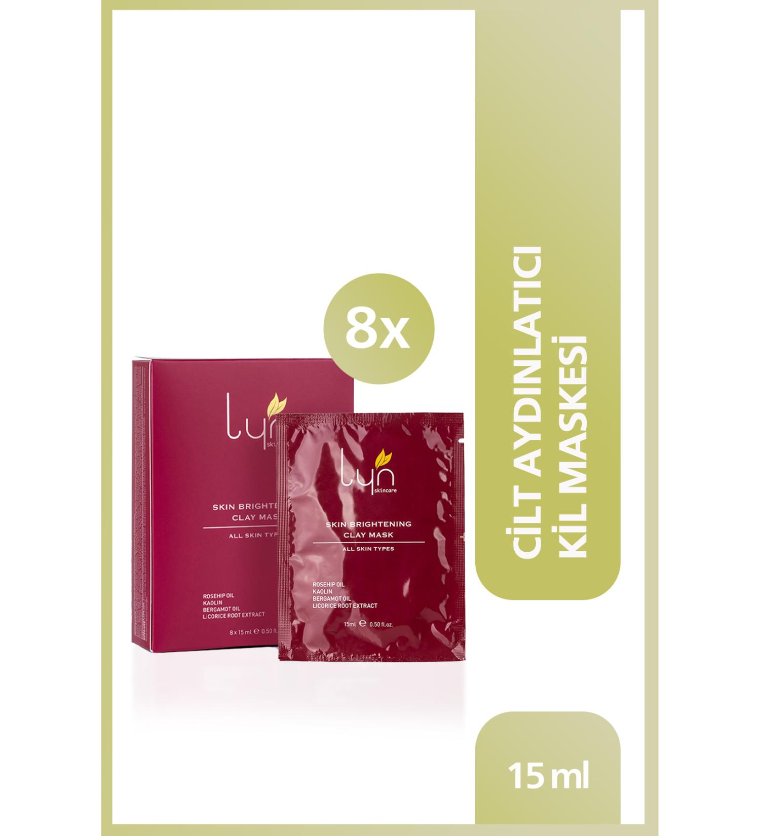 Lyn Skincare Skin Brightening Clay Mask 8x15ml - Buy Online on GoSupps.com