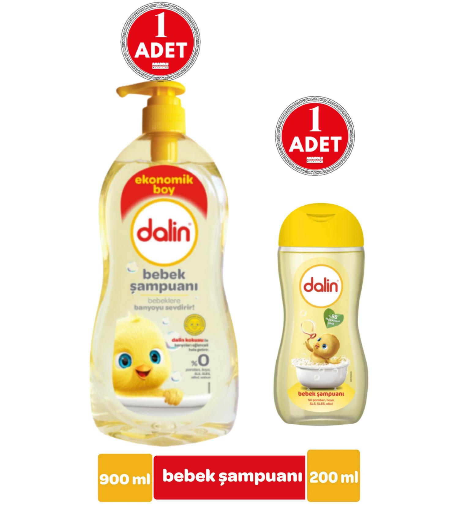 Dalin Shampoo 900 ml 1 Piece + 200ml 1 Piece
