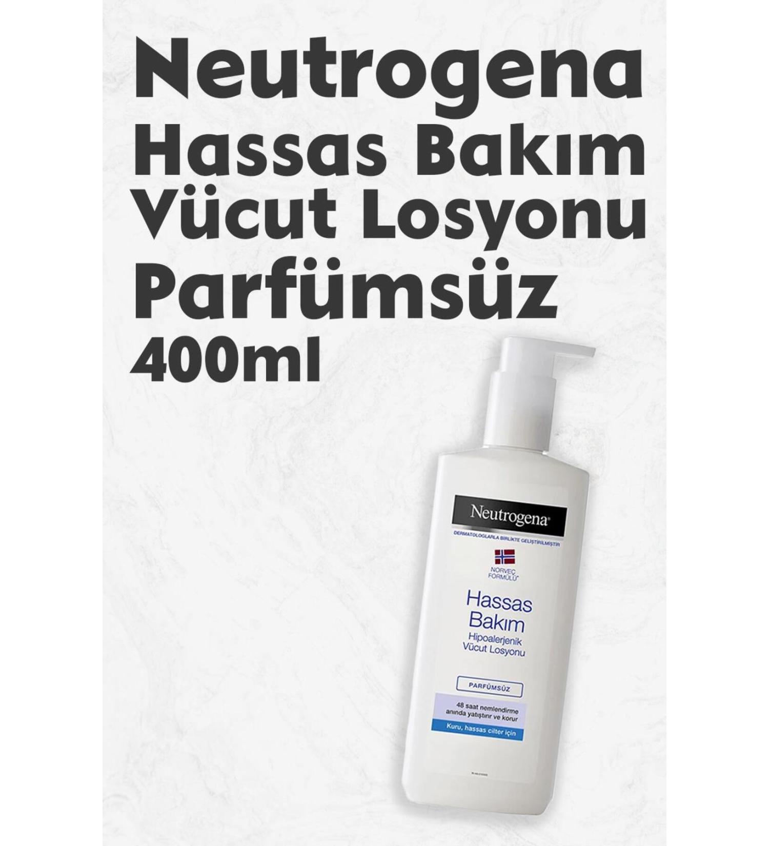 Neutrogena Sensitive Care Body Lotion Unscented 400 Ml.