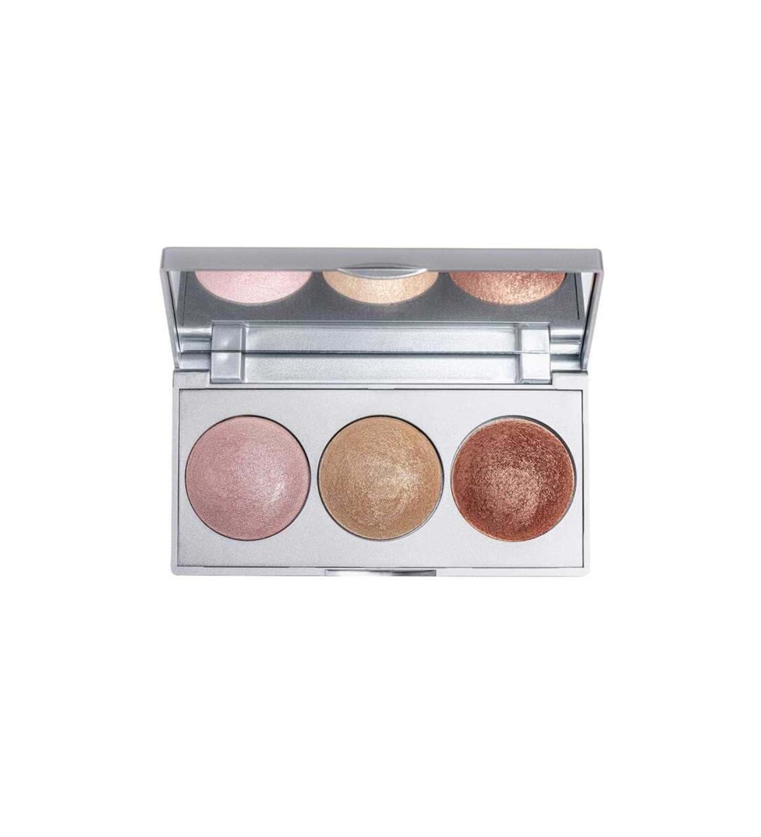 Golden Rose Strobing Highlighter Palette-pink Gold Bronze-highlighter Palette