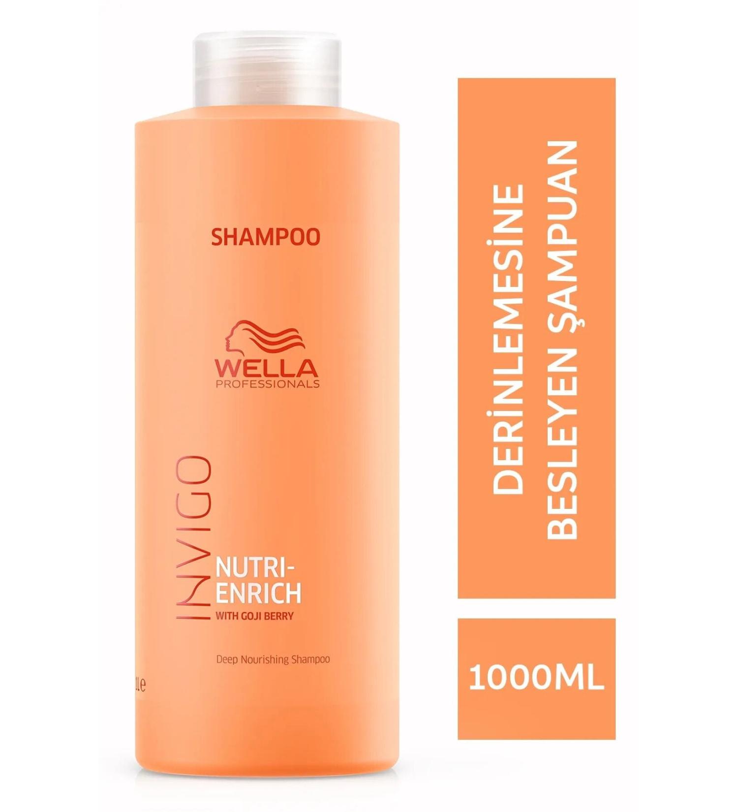 Wella Profossionnel Invigo Nutri Enrich Deep Nourishing & Hair Smoothing Moisture Shampoo 1000 Ml