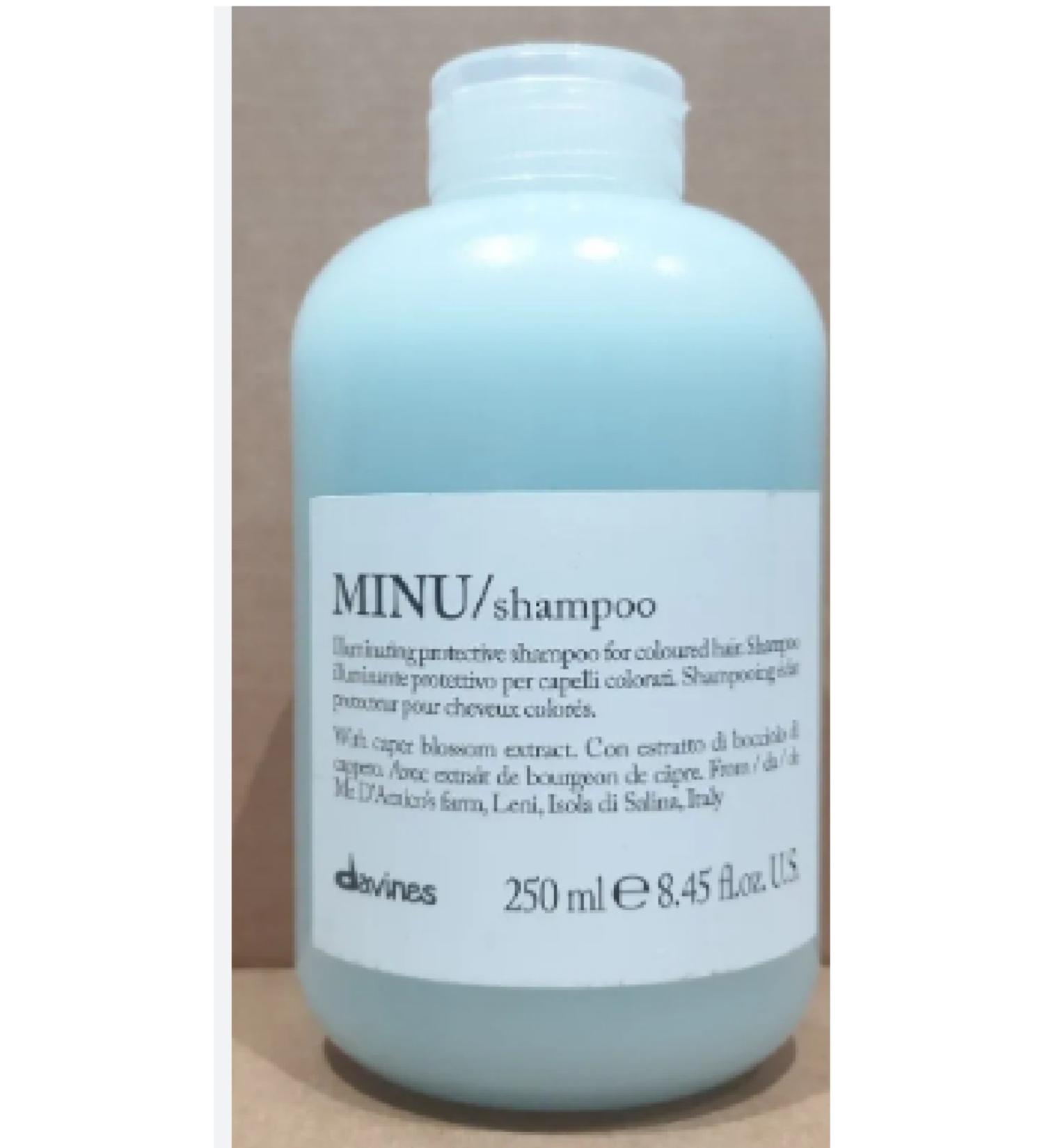 Davines Minu Color-Treated Hair Brightening Shampoo 75056 250ml BSecrets.Y155