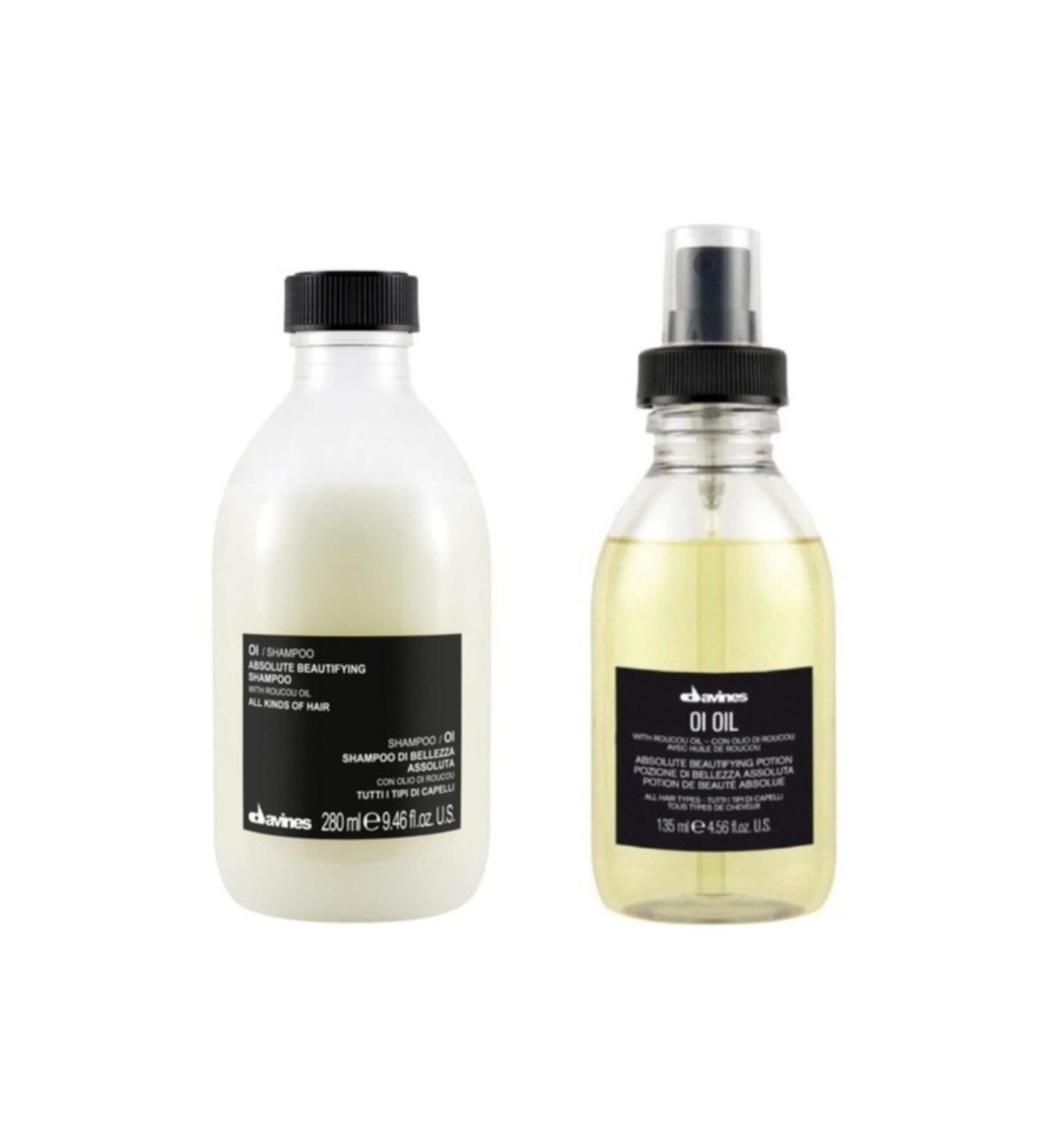 Davines Oi/oil Sulfate Free Shampoo 280ml + Oil 135ml ASD247