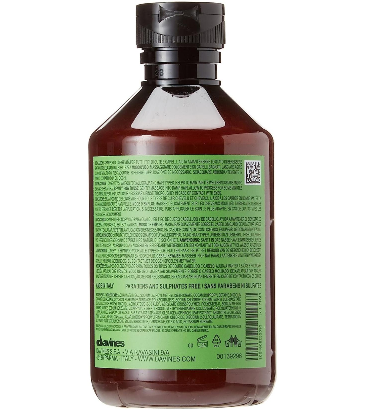 Davines Renewing All Hair Types-Naturaltech Anti-Aging Shampoo 71243 250ml BSecrets.Y205