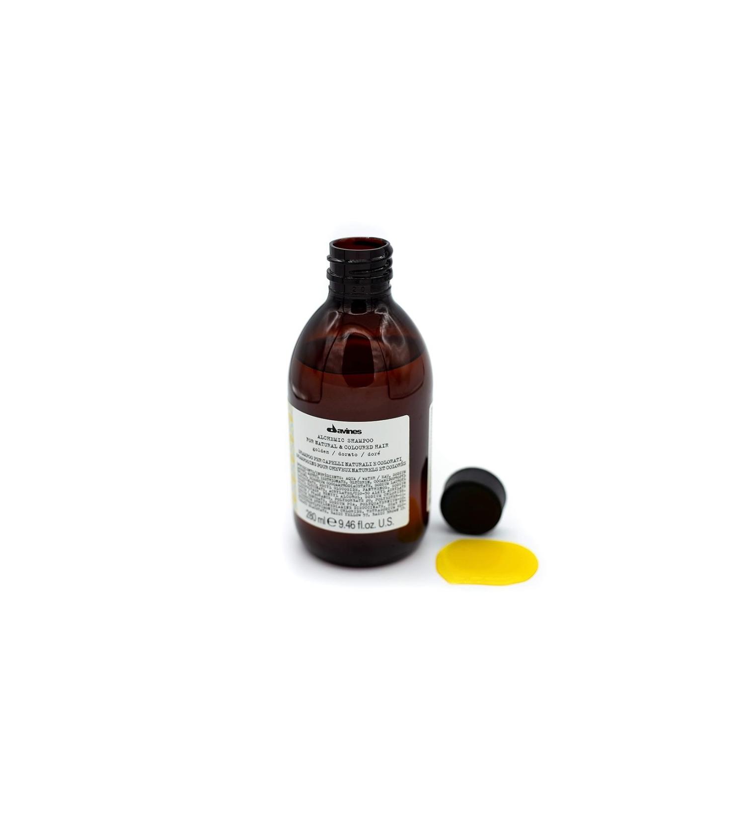 Davines Alchemic Golden Golden 5.3 pH Color Protecting Shampoo 67218 9.47 fl.oz. US BSecrets.Y380