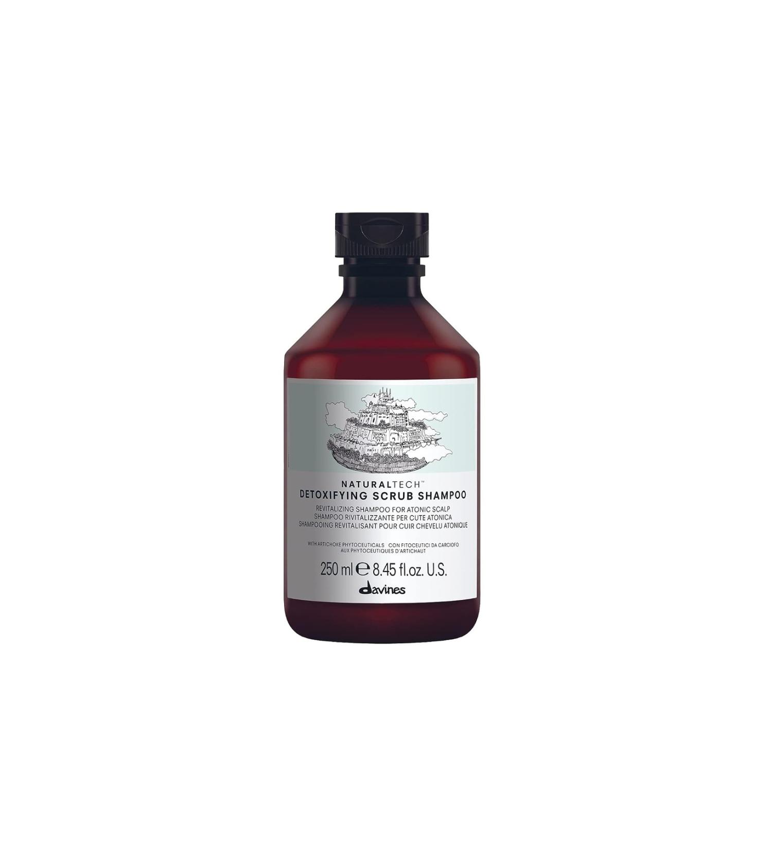 Davines Detoxifying Scrub Vitamin-Rich Atonic Scalp Shampoo 71264 5.4pH 8.45 fl.oz. BSecrets.Y244