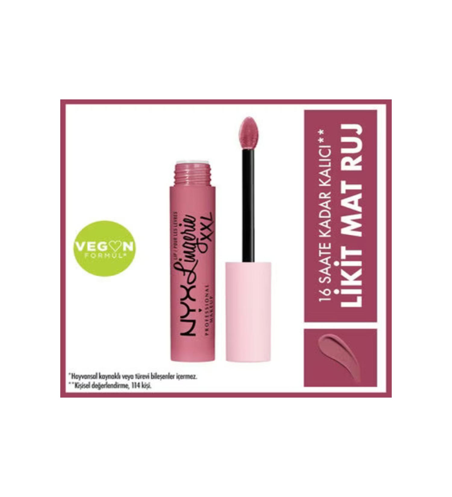 NYX Professional Makeup Lip Lingerie XXL Likit Ruj Maxx Out