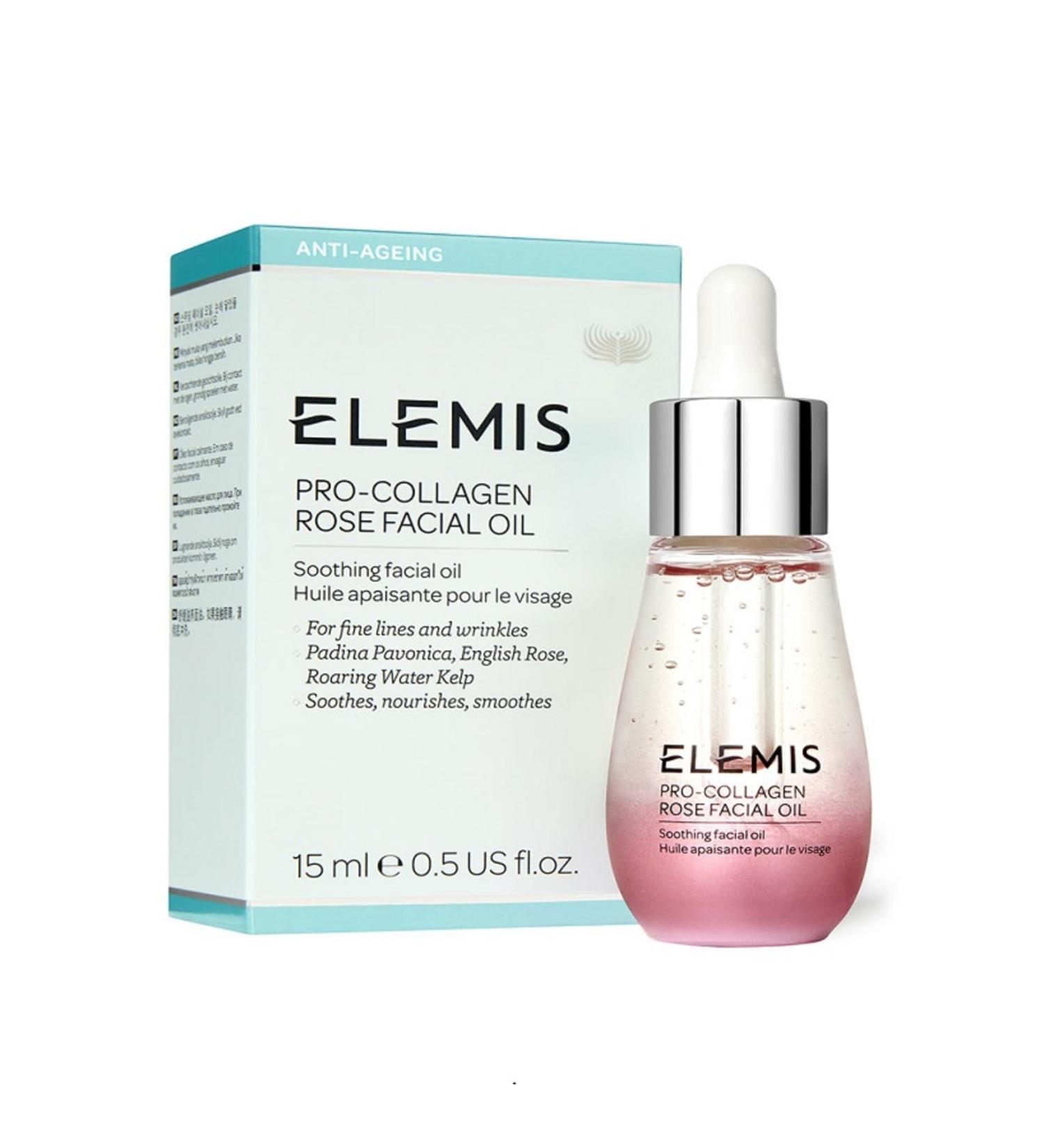 Elemis Anti-Aging Pro-Collagen Relaxing and Brightening Rose Face Oil 15 ml
