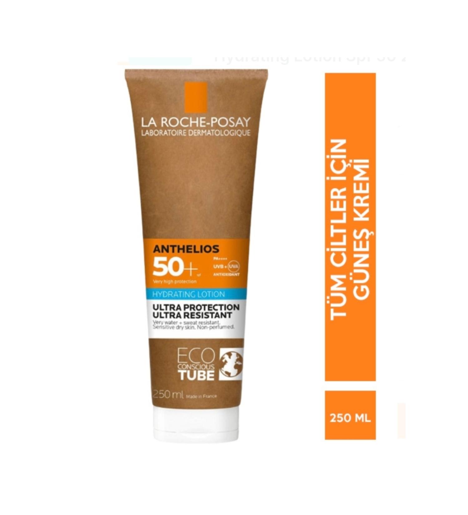 La Roche Posay Sweat Sand and Water Resistant Sun Cream La Roche Posay Anthelios Hydrating Lotion Spf 50 250 ml