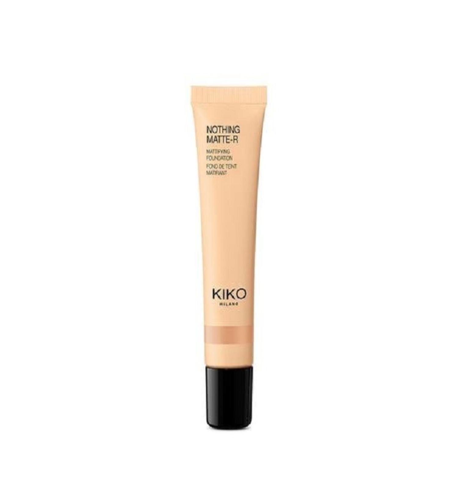 kiko milano NOTHING MATTE-R MATTIFYING-12 Hour Smoothing Mattifying High Coverage Foundation