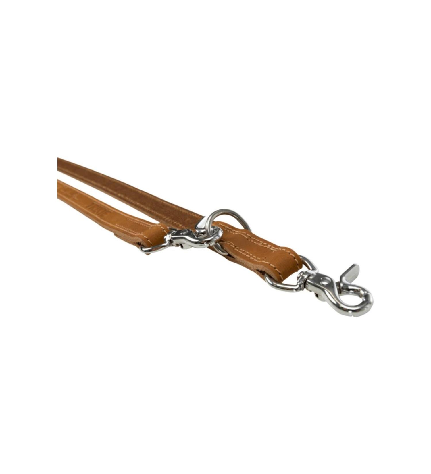 Trixie Dog Walking Leash Real Thick Leather 2m 20mm ML Brown - FarmaPets