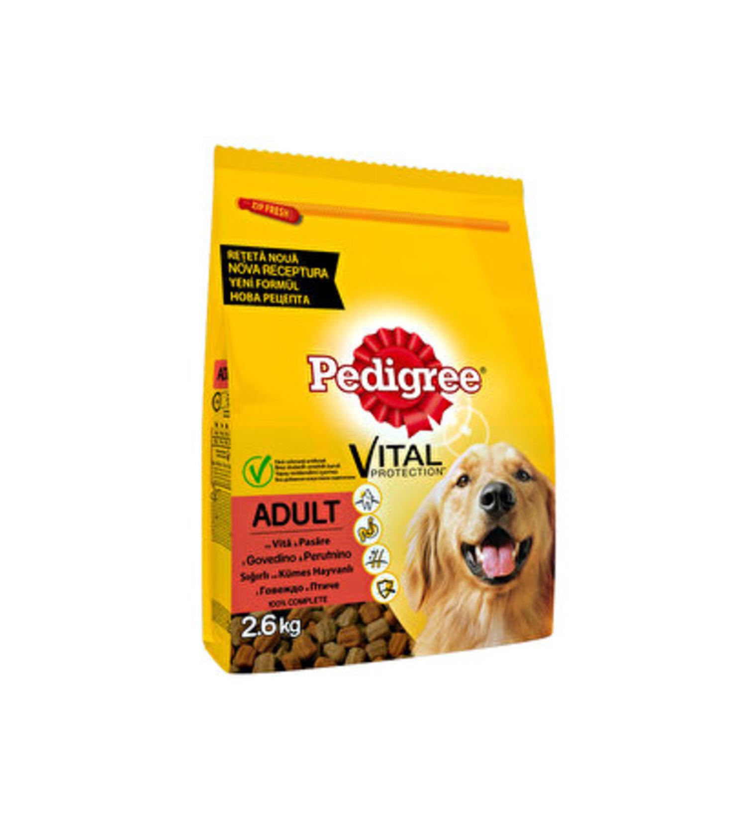 Pedigree Steak & Poultry Dog Dry Food 2.6 kg ( 1 PIECE ) ( PETSHOP )