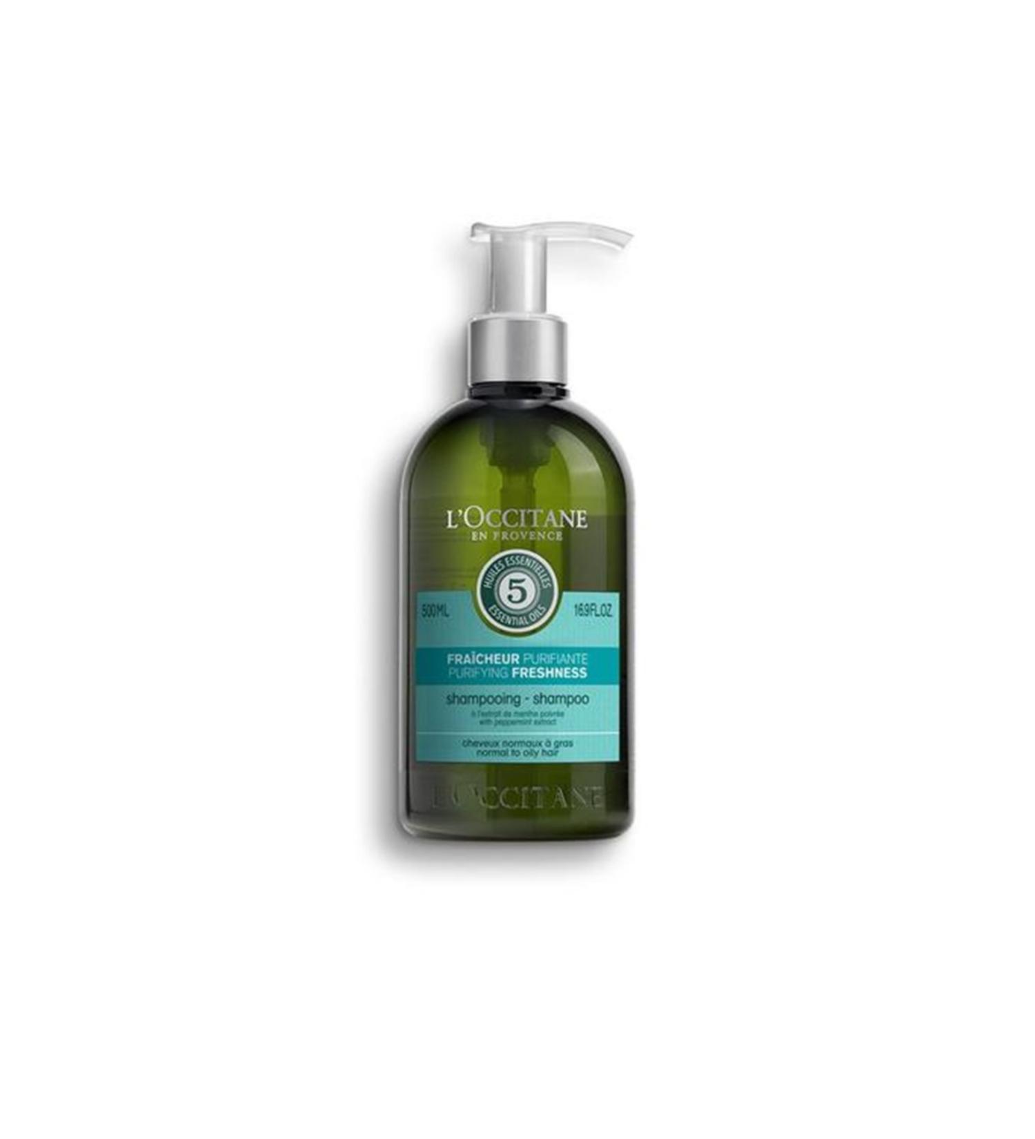 L'Occitane -Aromachology Purifying & Revitalizing Shampoo-AromachologyPurifyingFreshnessShampoo-500ml