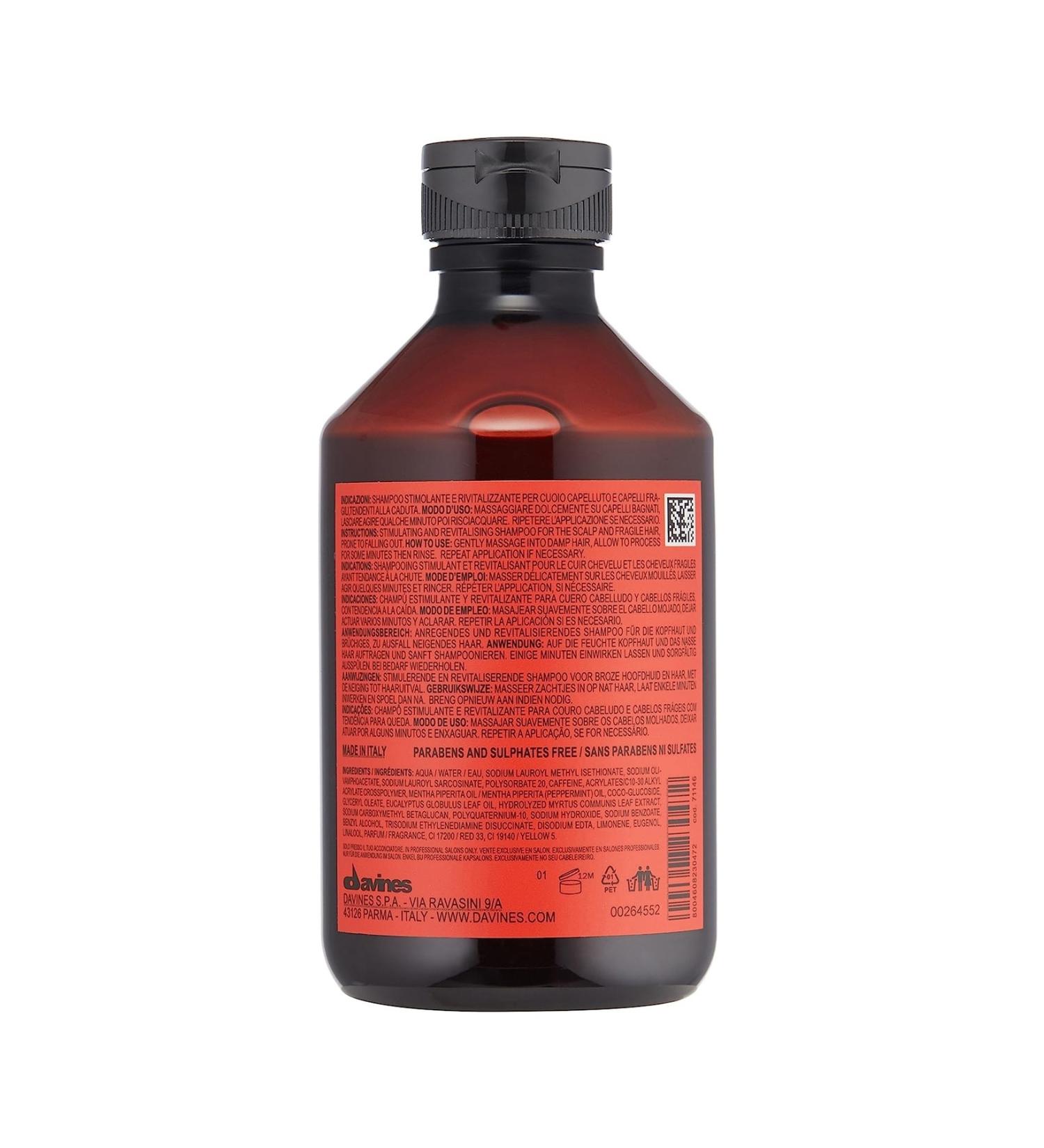 Davines Energizing Anti-Fall Shampoo 71252 250ml BSecrets.Y132