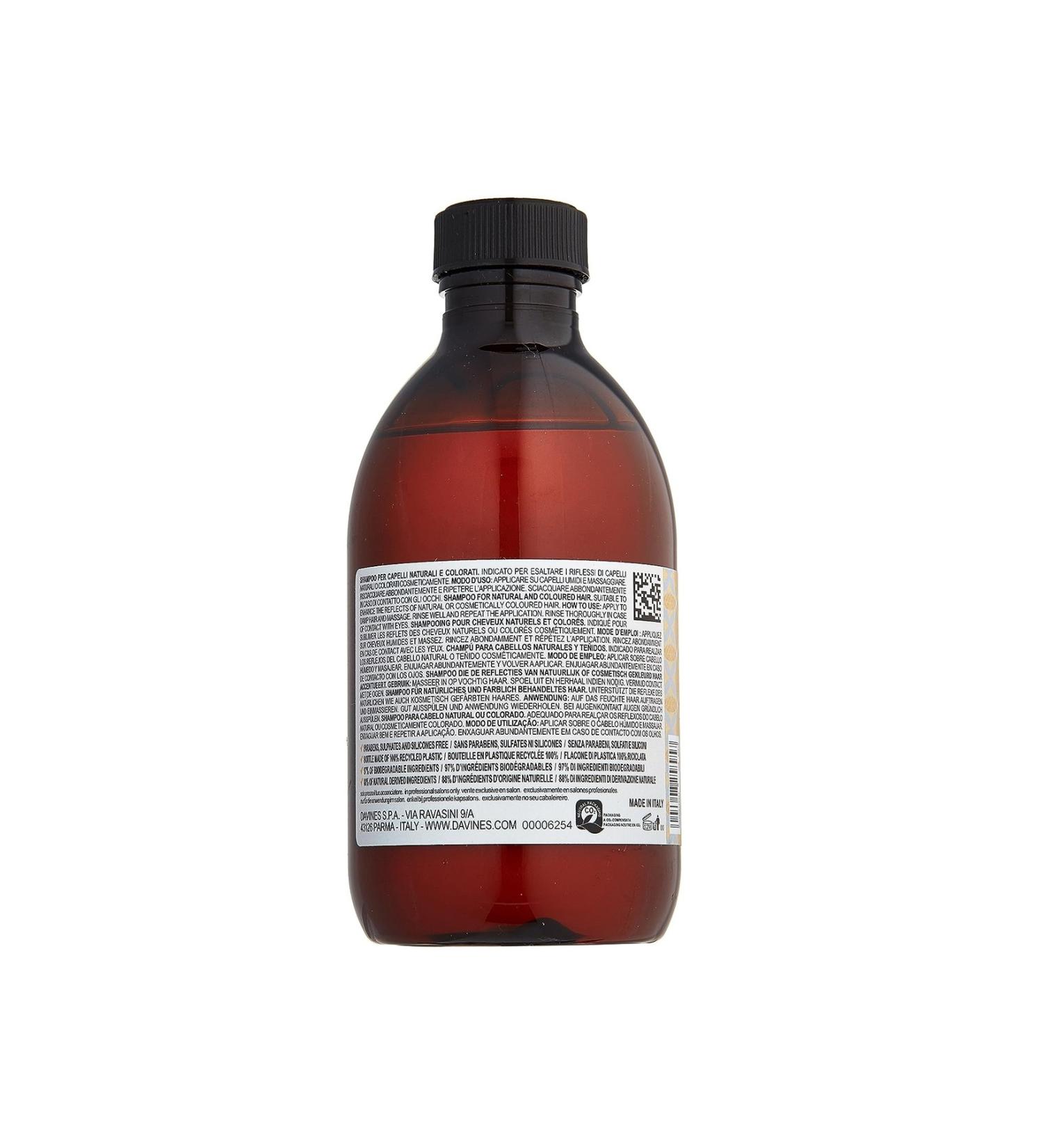 Davines Alchemic Golden Golden Color Protecting Shampoo 67218 280ml BSecrets.Y377