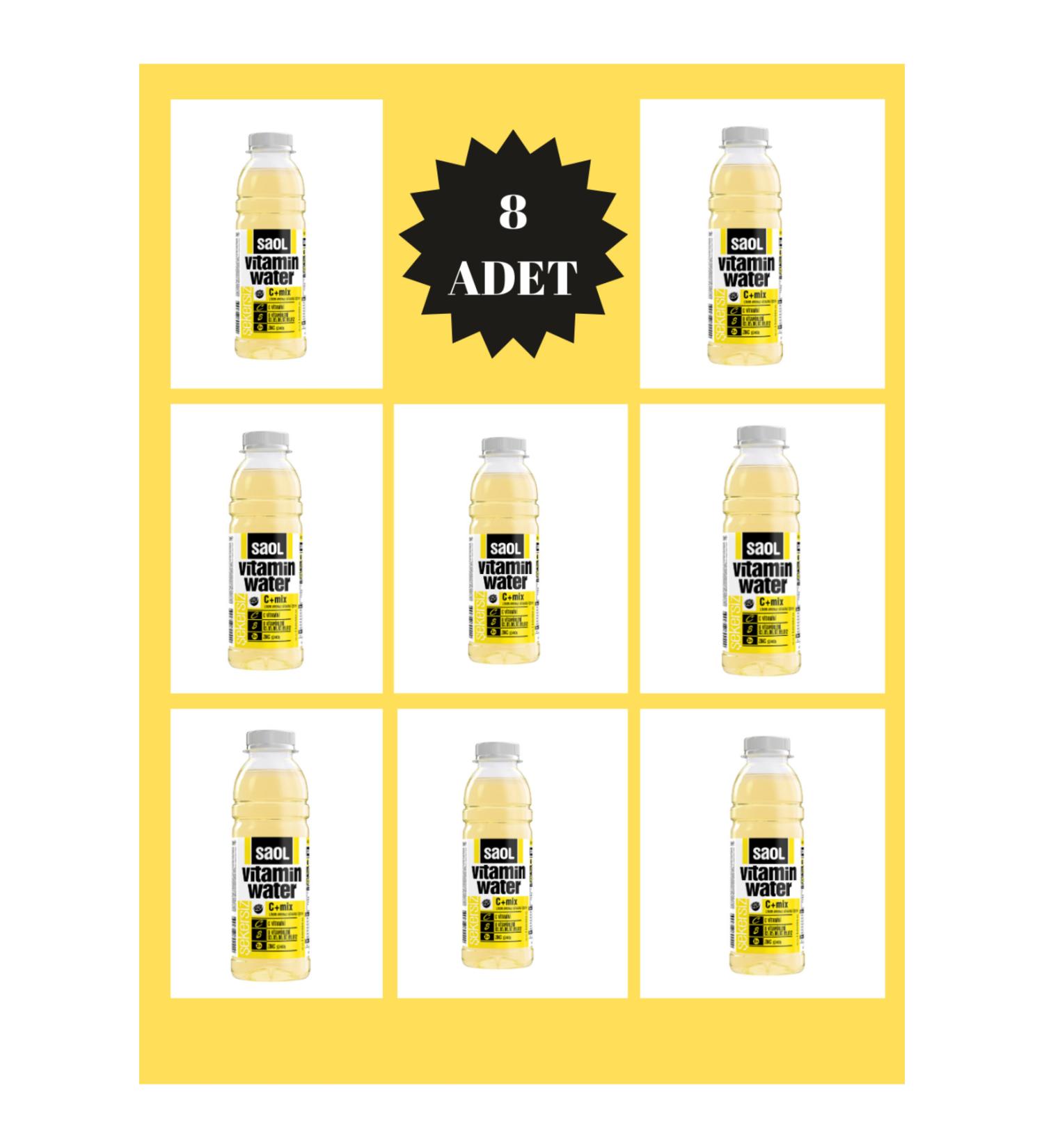 Saol WATER C+MIX 500 ML* 8 VITAMINS AND MINERALS WATER