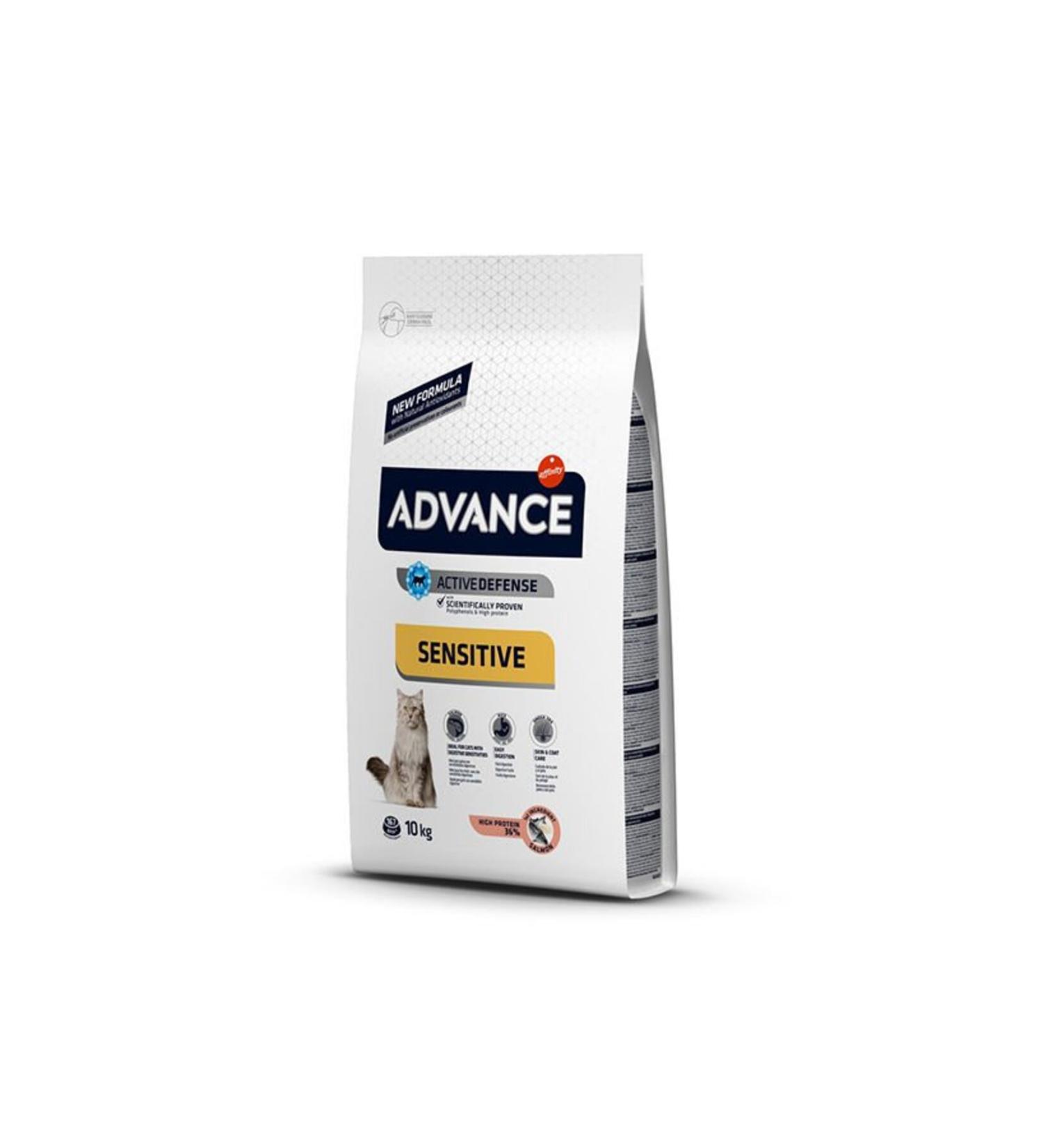 NT GROUP Advance Sensitive Salmon Sensitive Adult Cat Food 10 Kg