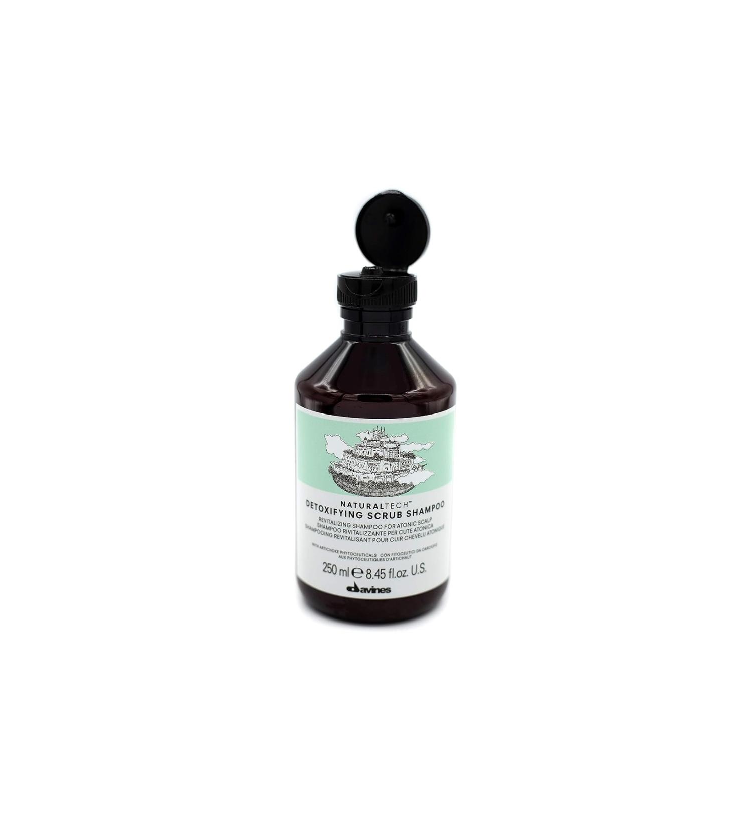 Davines Detoxifying Scrub Rich in Vitamins Atonic Scalp Shampoo 71264 5.4pH 250ml BSecrets.Y243
